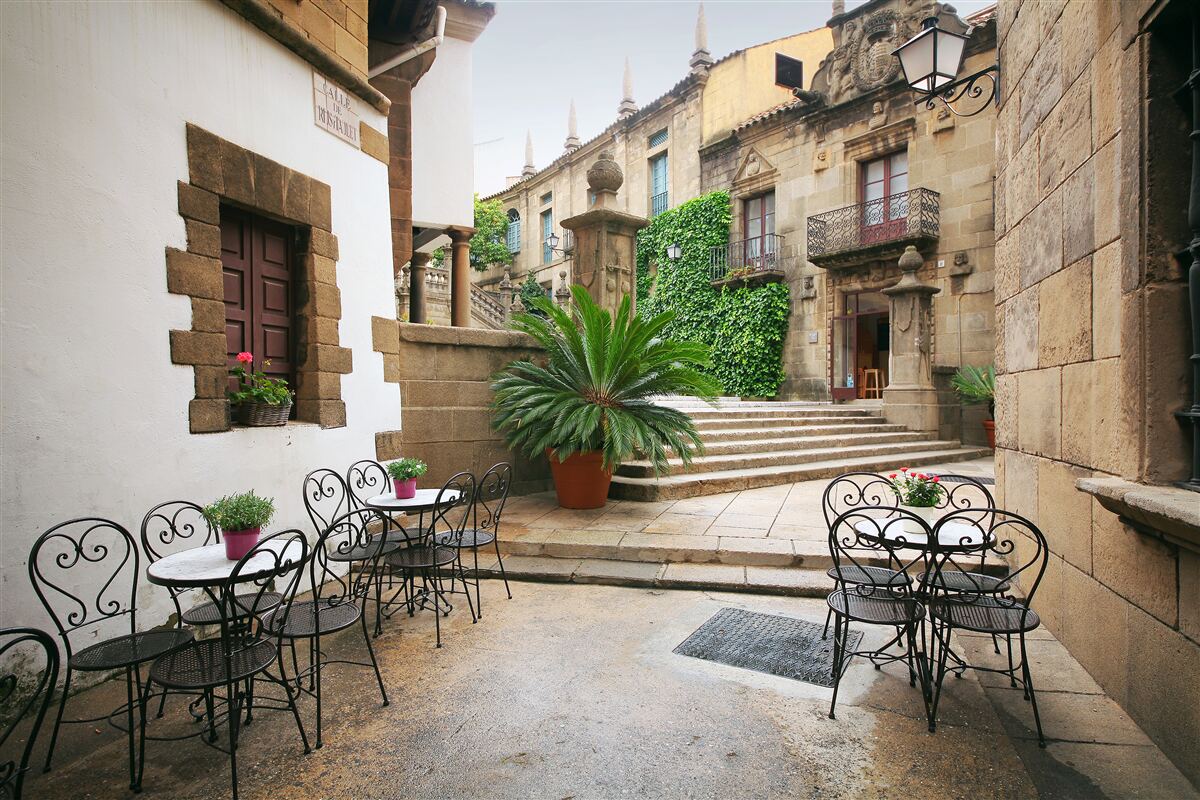 Fototapet scara de vară într-un oraș antic