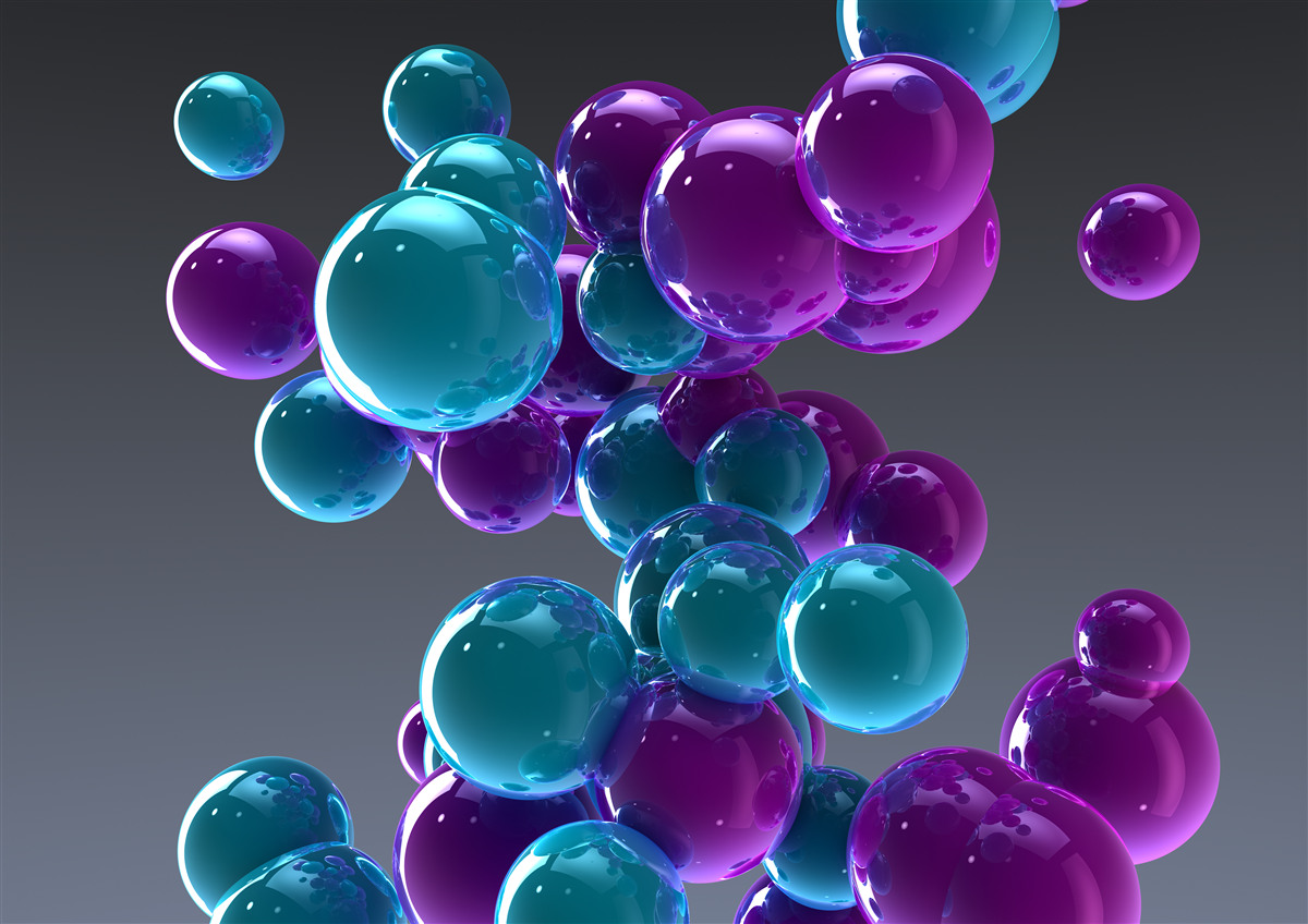 Fototapet picături de apă prezentate în prim plan