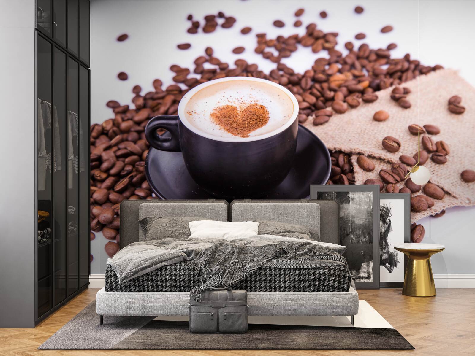 Fototapet o ceașcă de cafea frumos preparată