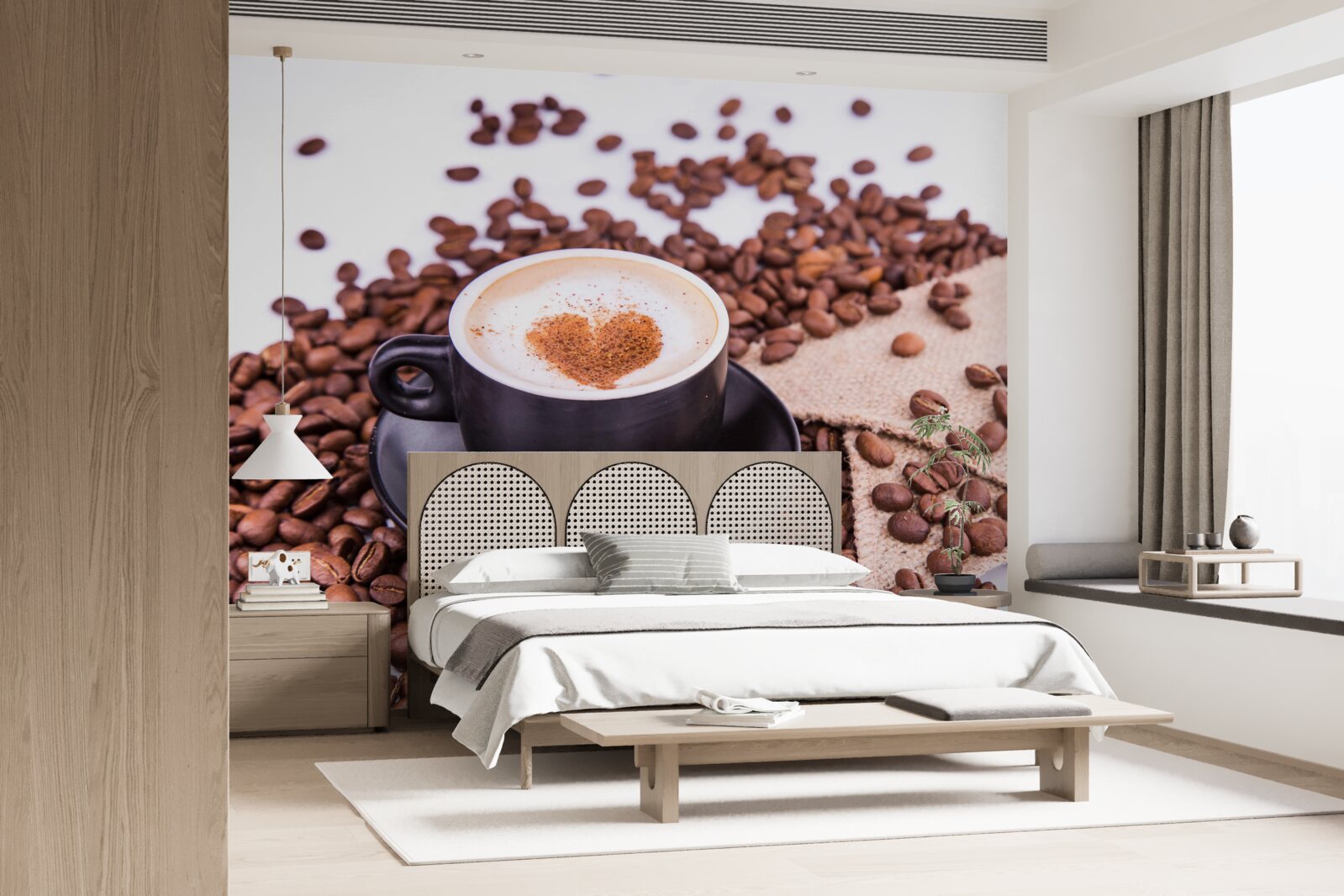 Fototapet o ceașcă de cafea frumos preparată