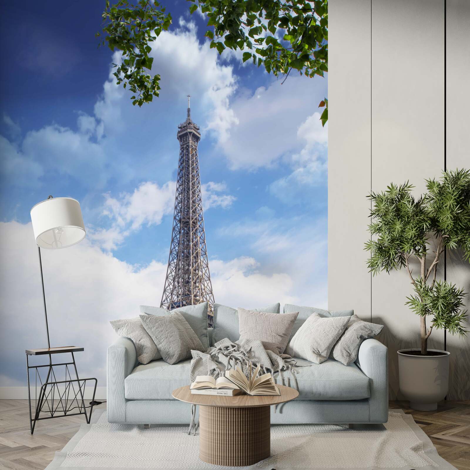 Fototapet turnul eiffel se înalță pe un cer senin