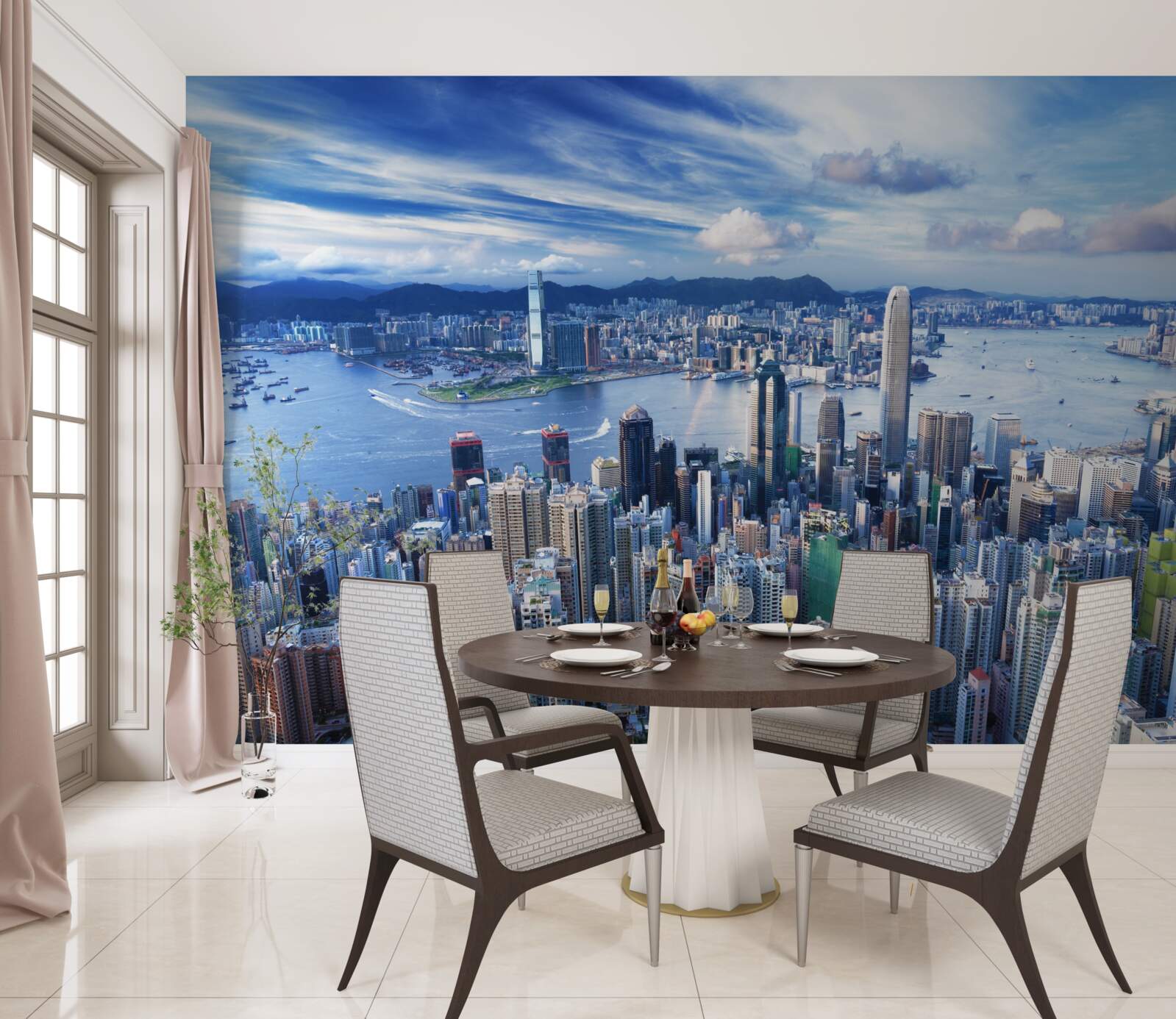 Fototapet o zi însorită în shanghai