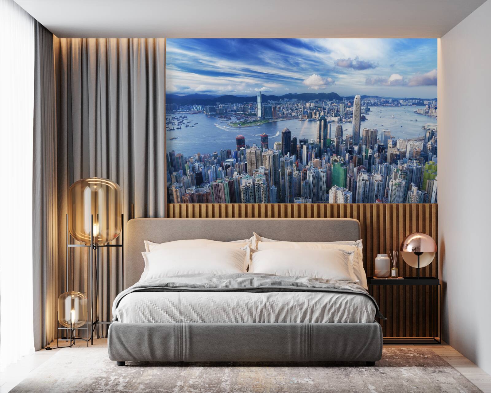 Fototapet o zi însorită în shanghai