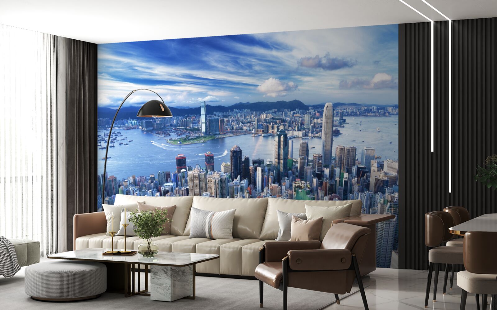 Fototapet o zi însorită în shanghai