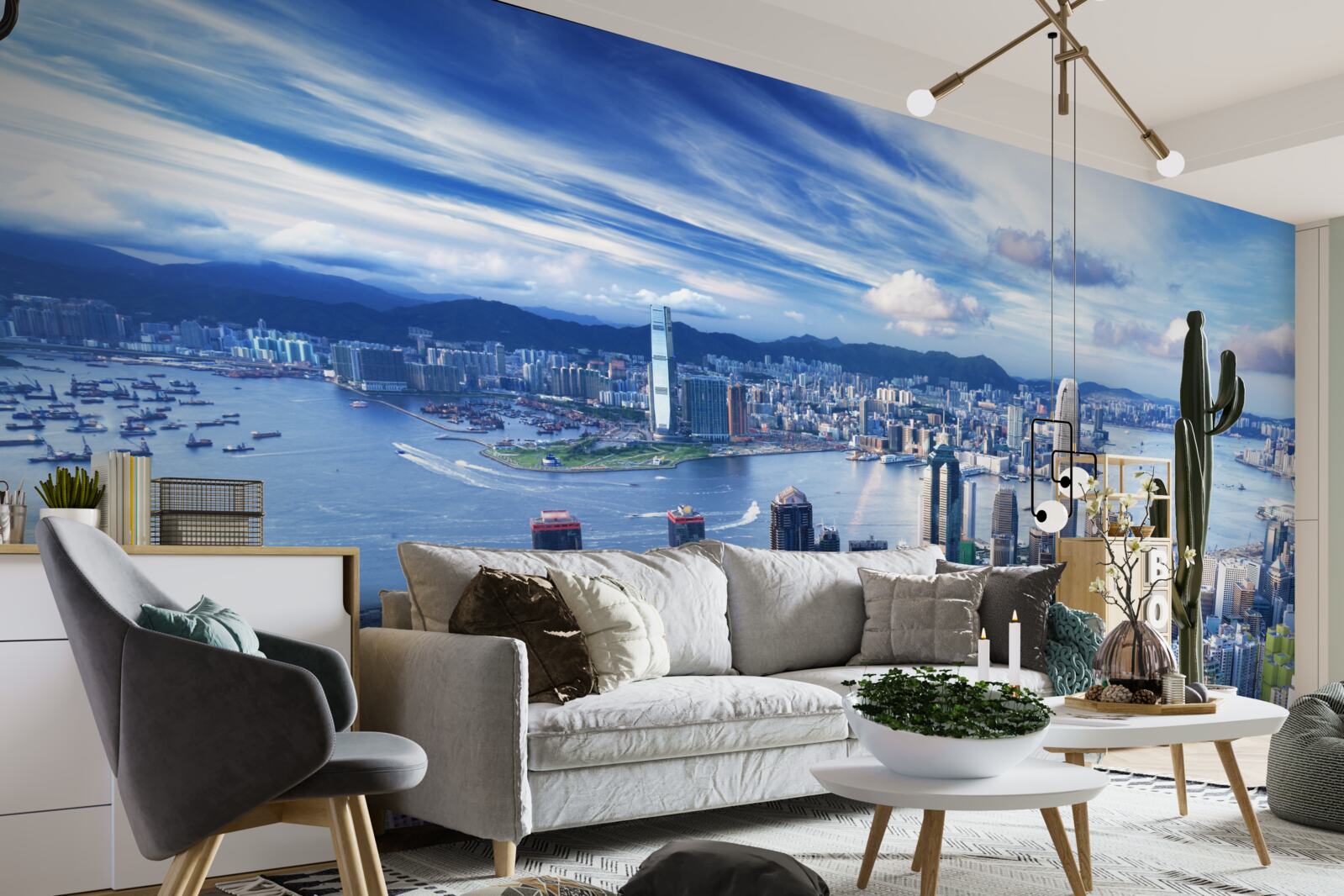 Fototapet o zi însorită în shanghai