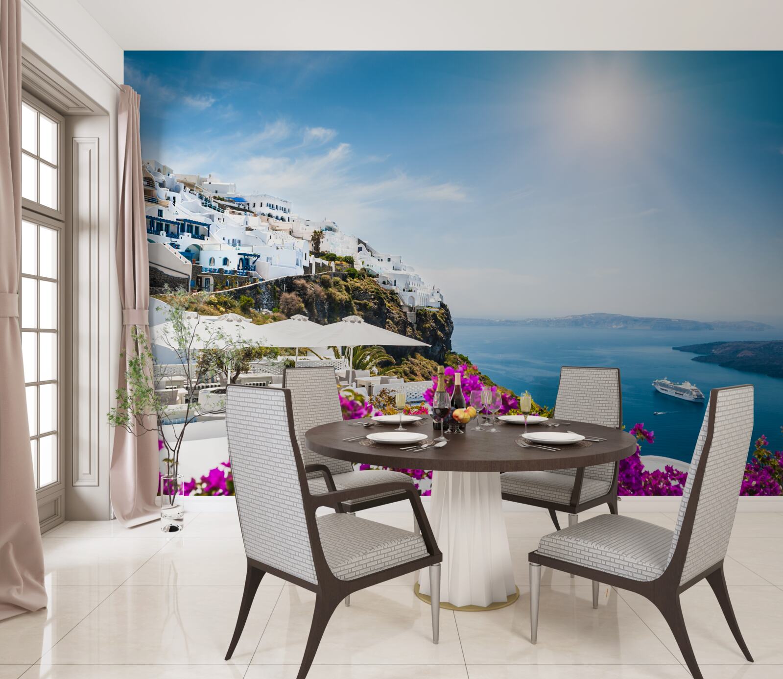 Fototapet soarele radiant al greciei