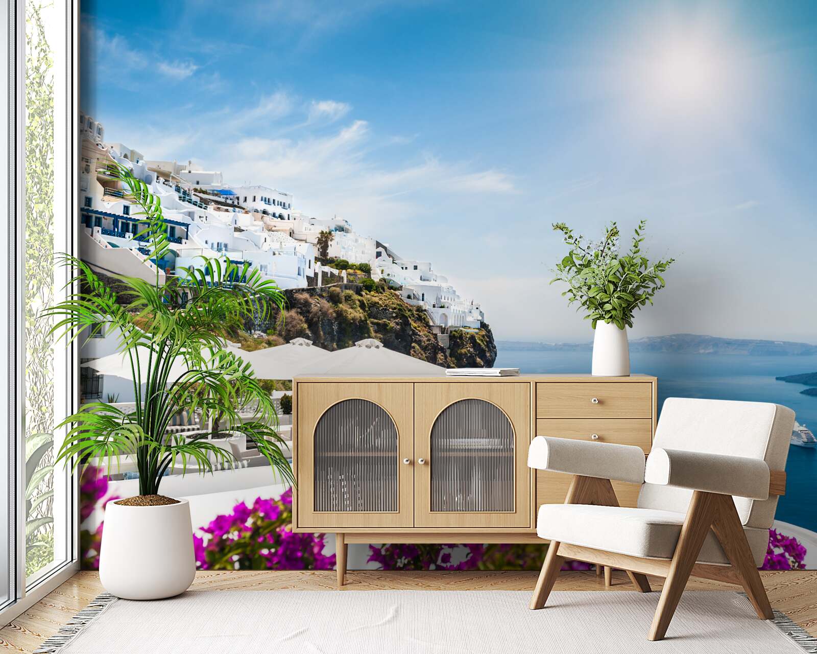 Fototapet soarele radiant al greciei