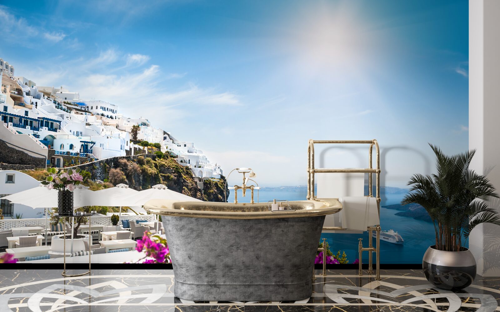 Fototapet soarele radiant al greciei