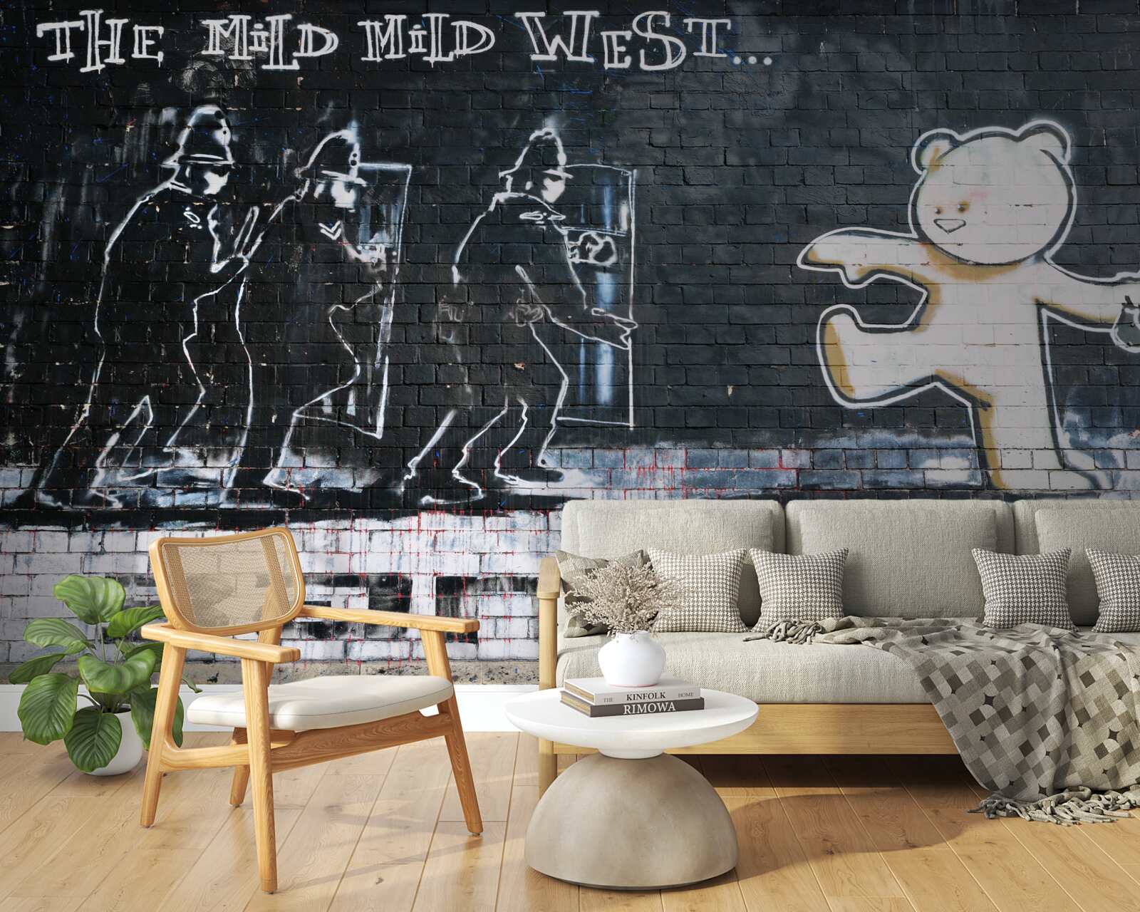 Fototapet afiș care face apel la opoziție