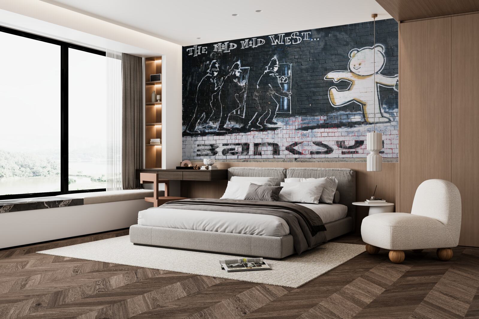 Fototapet afiș care face apel la opoziție