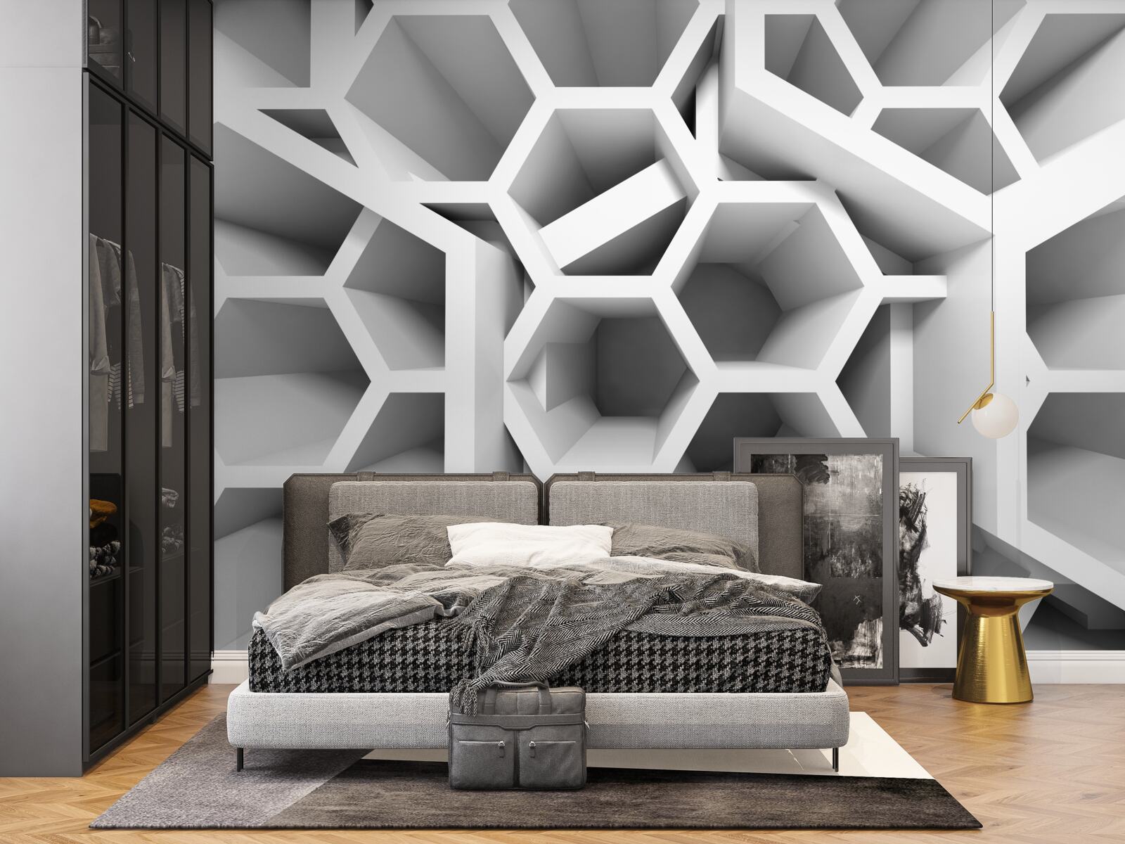 Fototapet structuri rectangulare goale