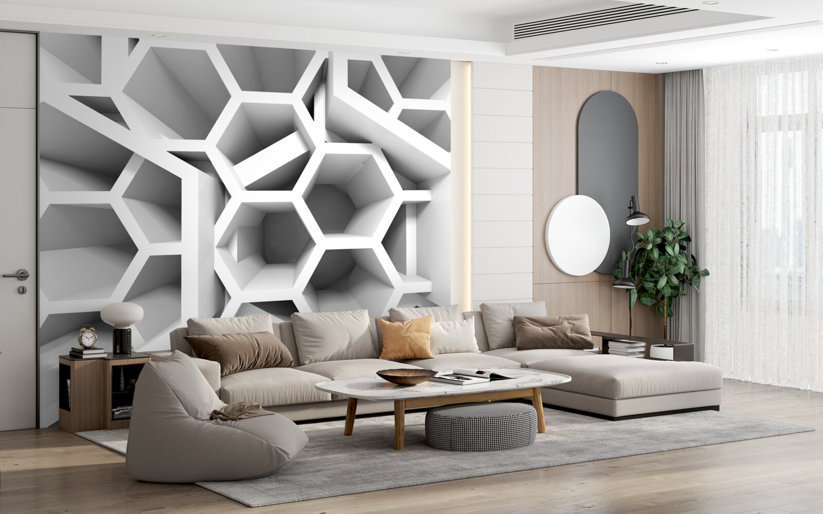 Fototapet structuri rectangulare goale