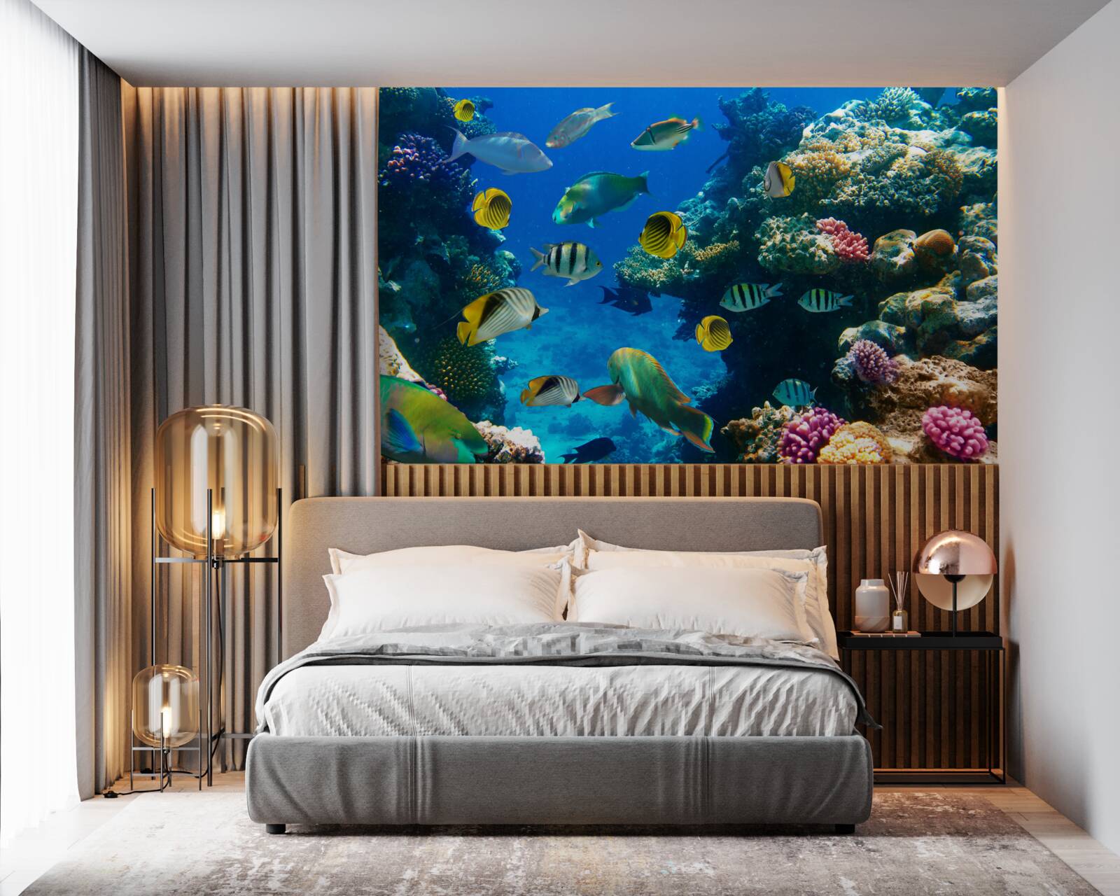 Fototapet locuitori ai mării înțelepți