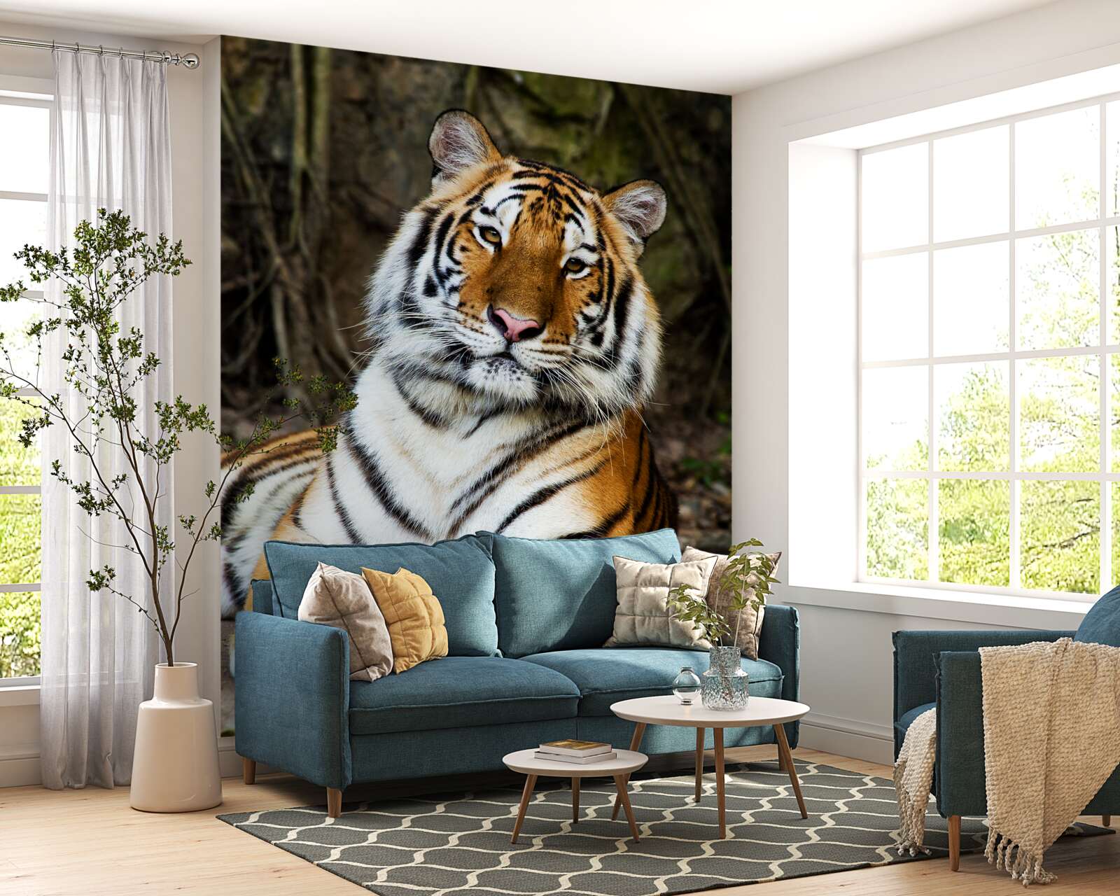 Fototapet tigru mare în vacanță