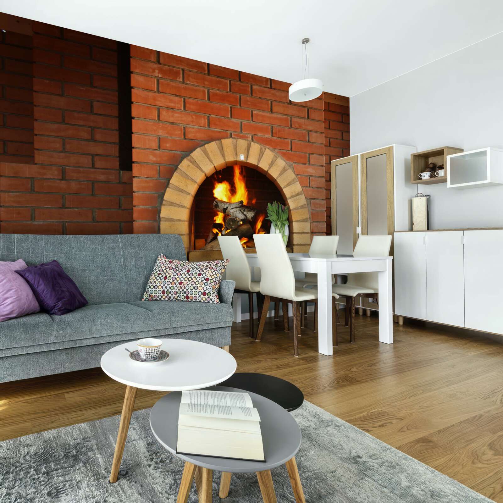 Fototapet aragaz cu ustensile de gătit