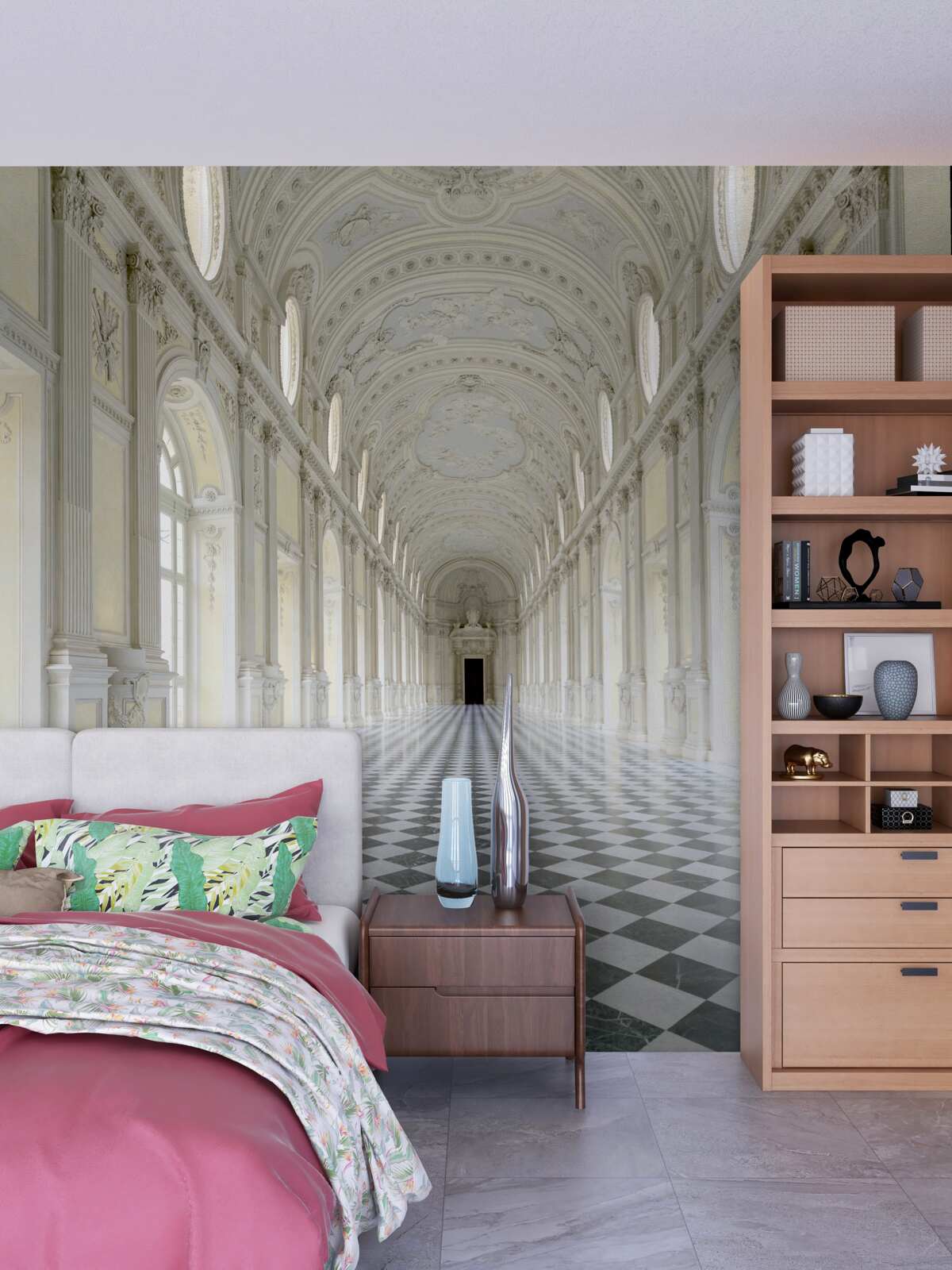 Fototapet mozaicuri într-un castel de lux