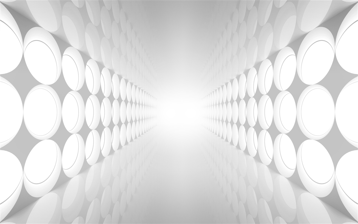 Fototapet coridor abstract luminat