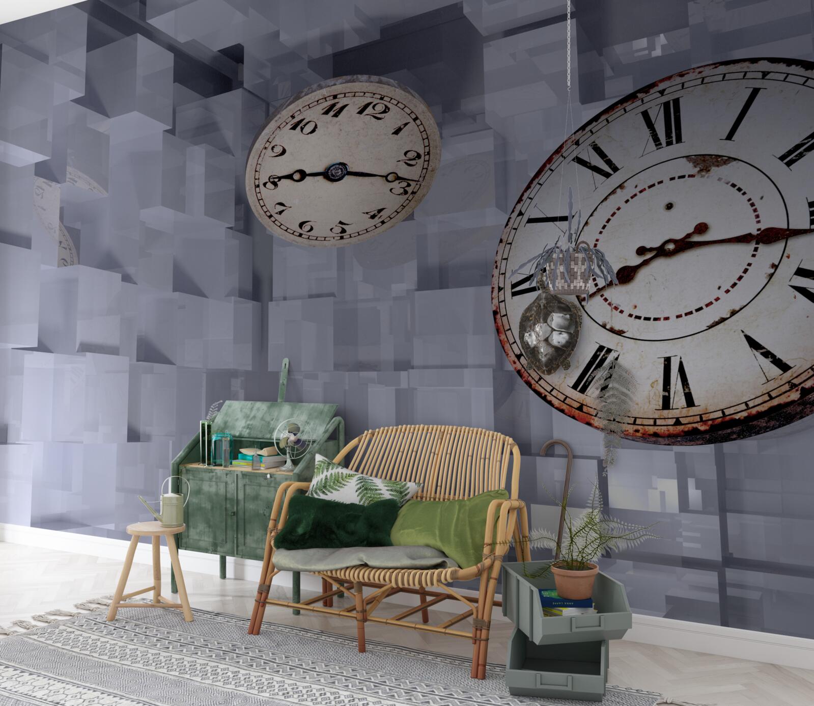 Fototapet abstracție temporară