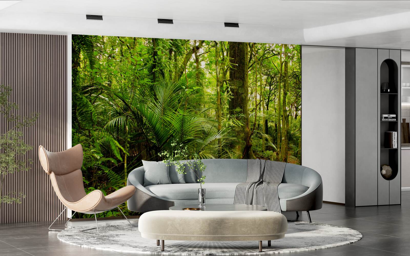 Fototapet păduri tropicale luxuriante de smarald