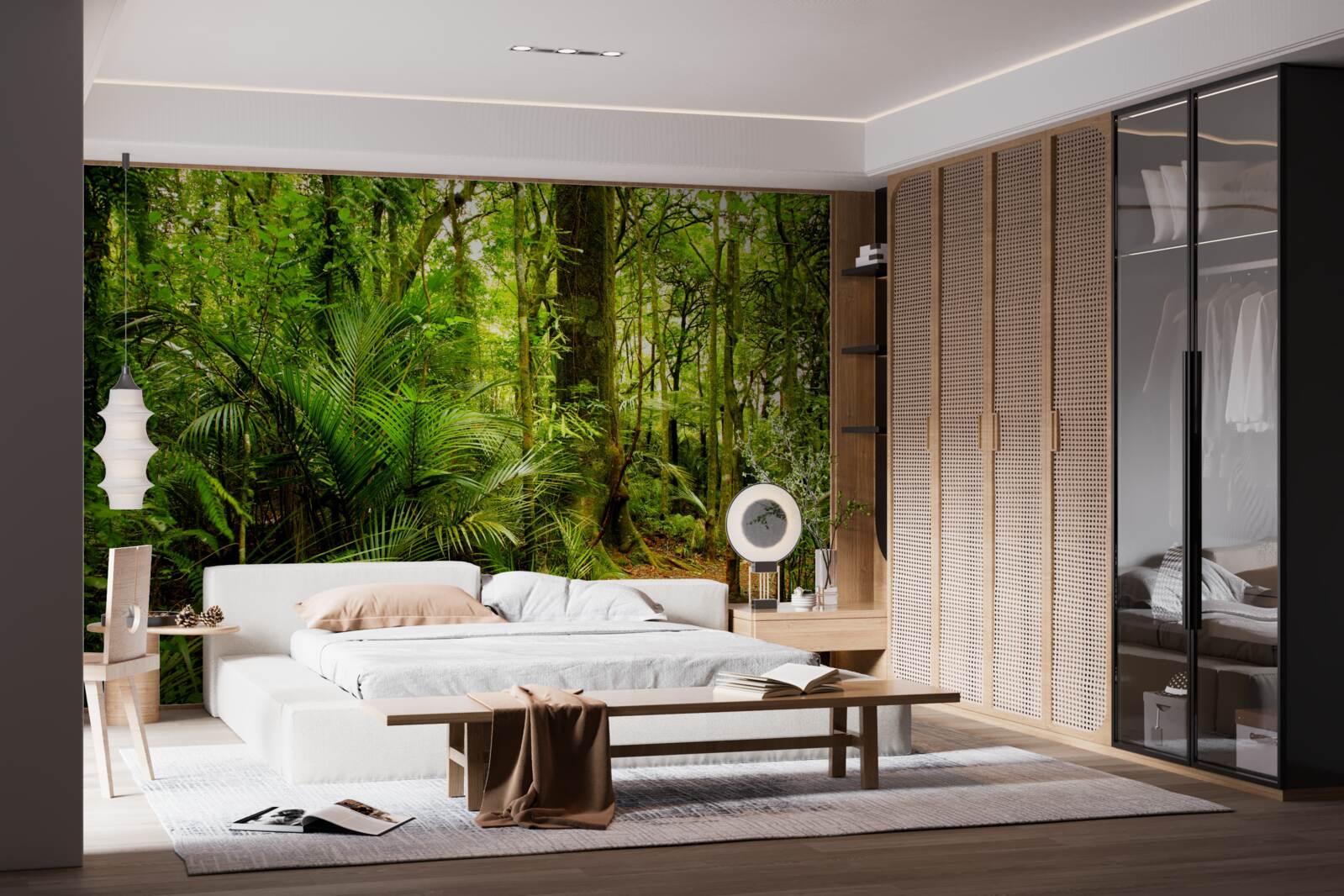 Fototapet păduri tropicale luxuriante de smarald