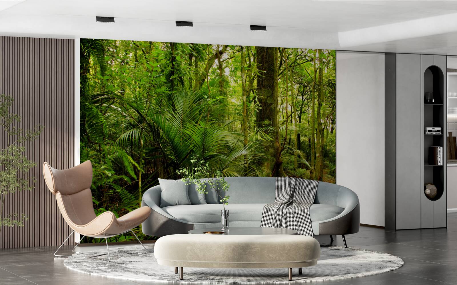 Fototapet păduri tropicale luxuriante de smarald