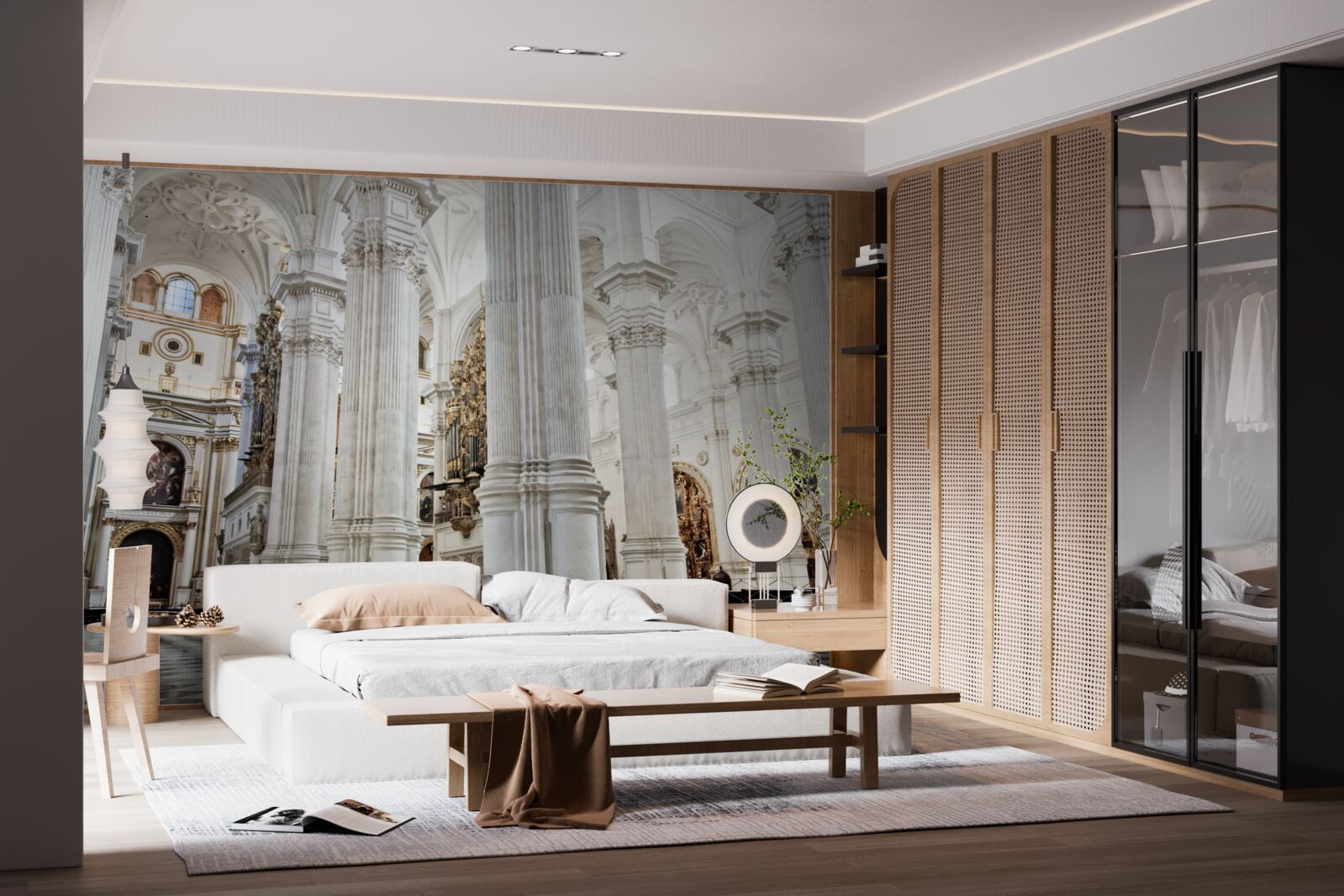 Fototapet arcuri pe stâlpii ridicați ai templului