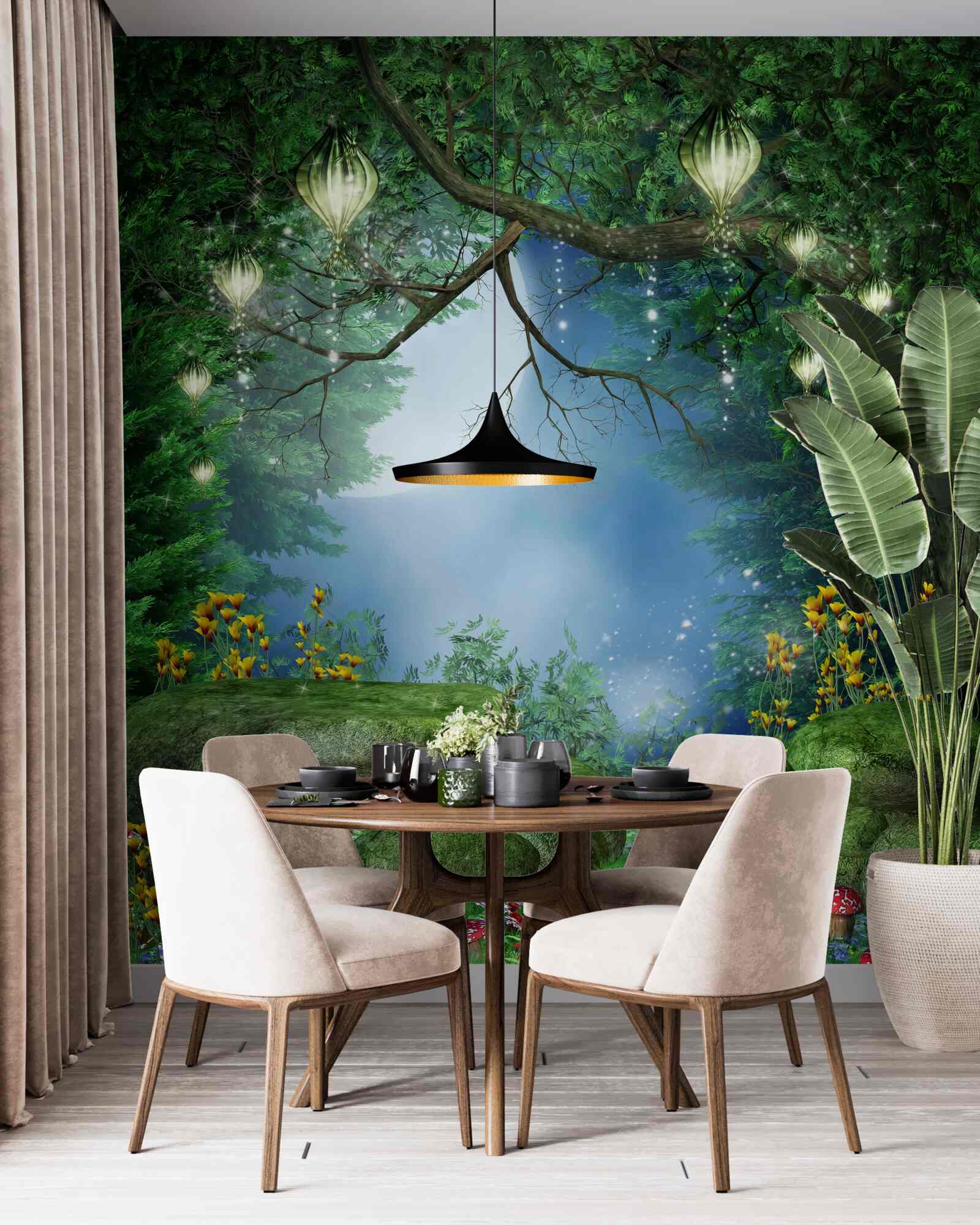 Fototapet calea magică de noapte