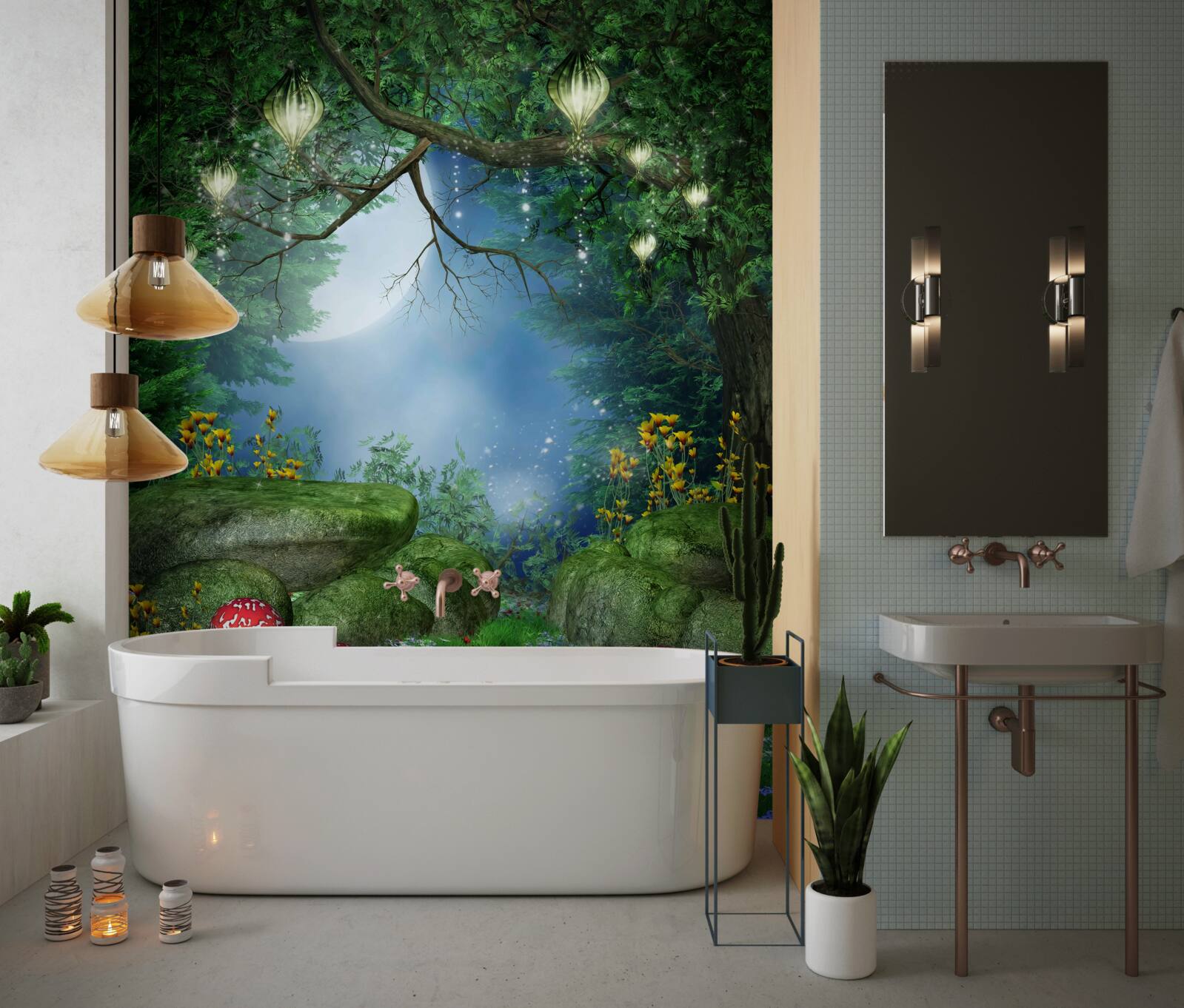 Fototapet calea magică de noapte