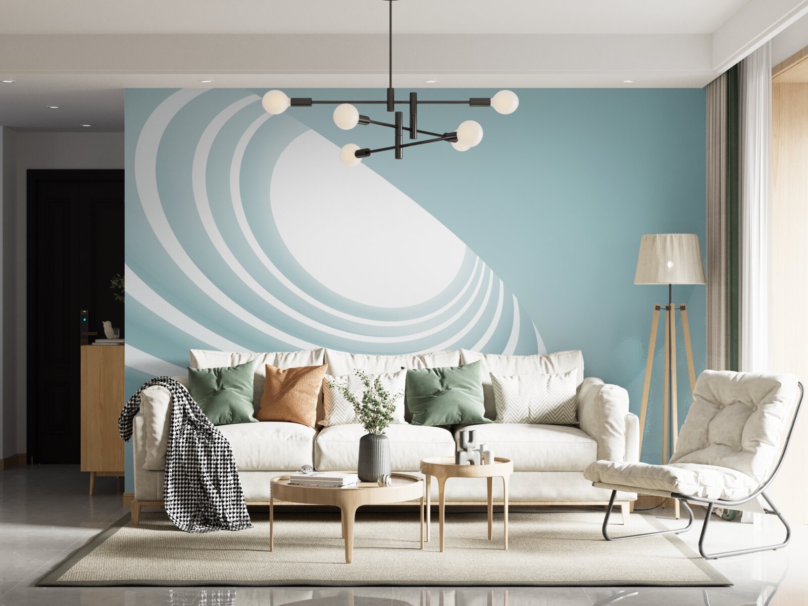 Fototapet vortex de abstractizare