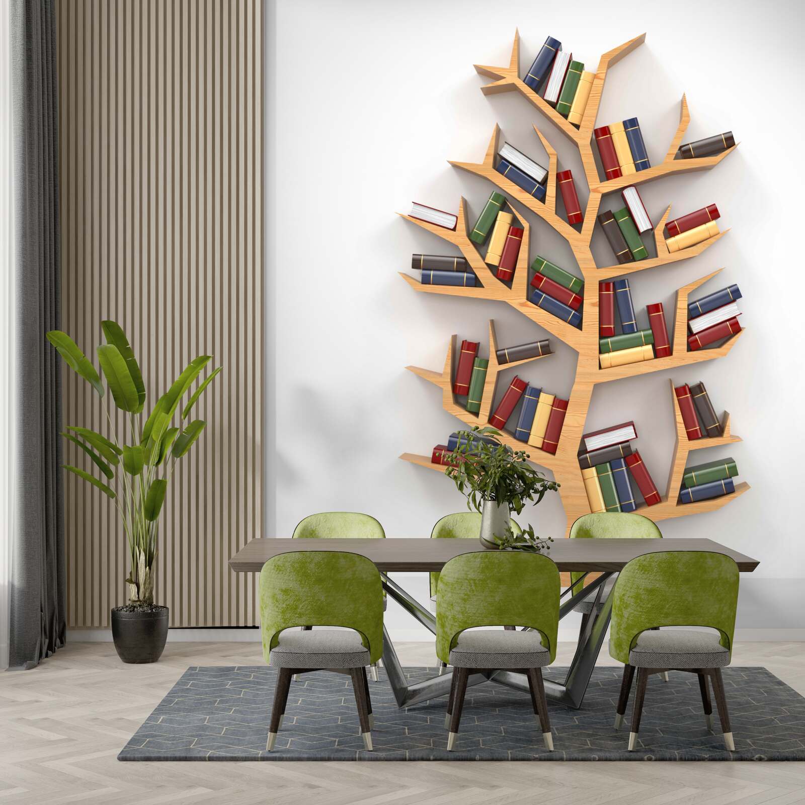 Fototapet raft din lemn