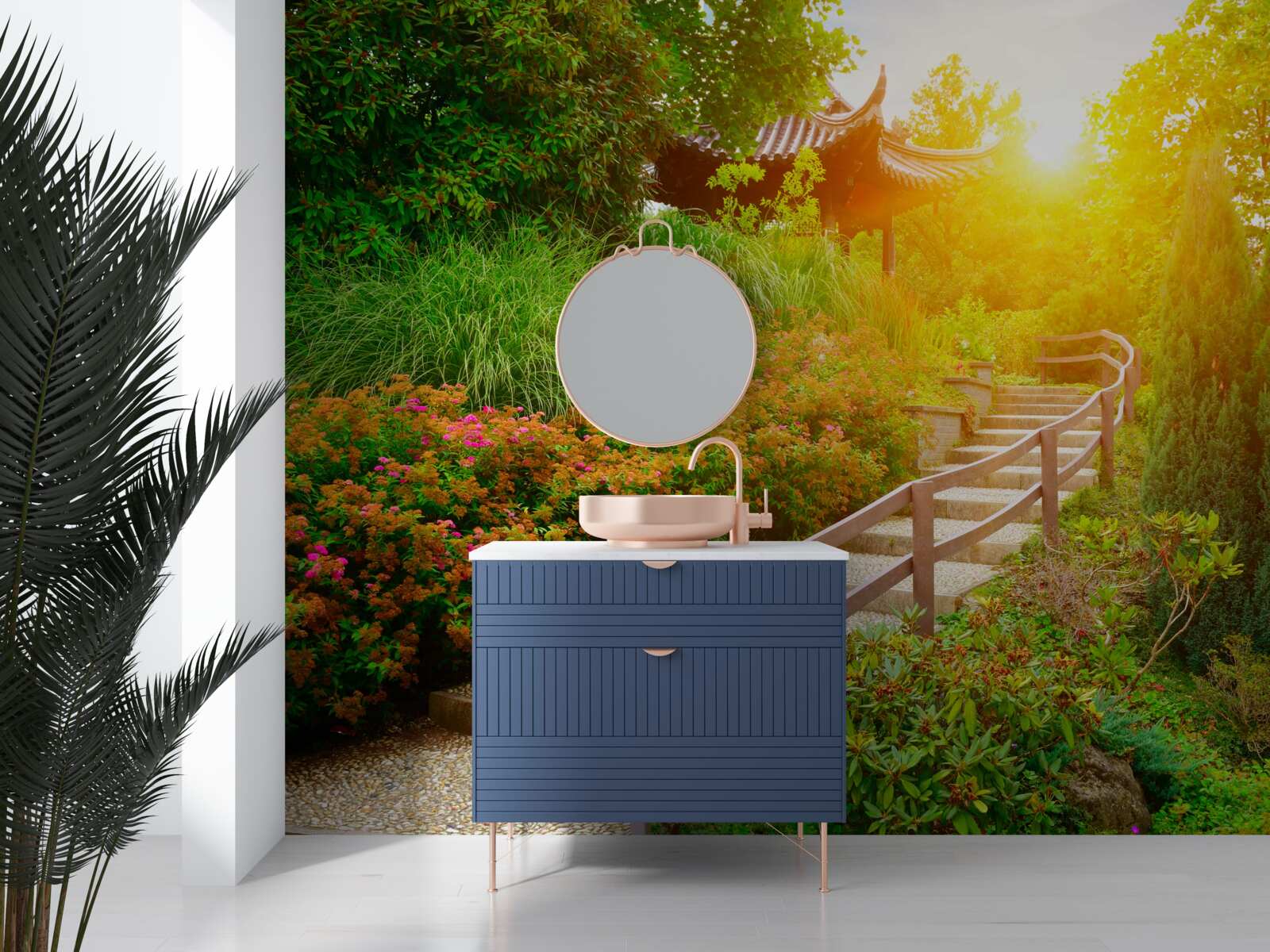 Fototapet drumul spre casă în zori