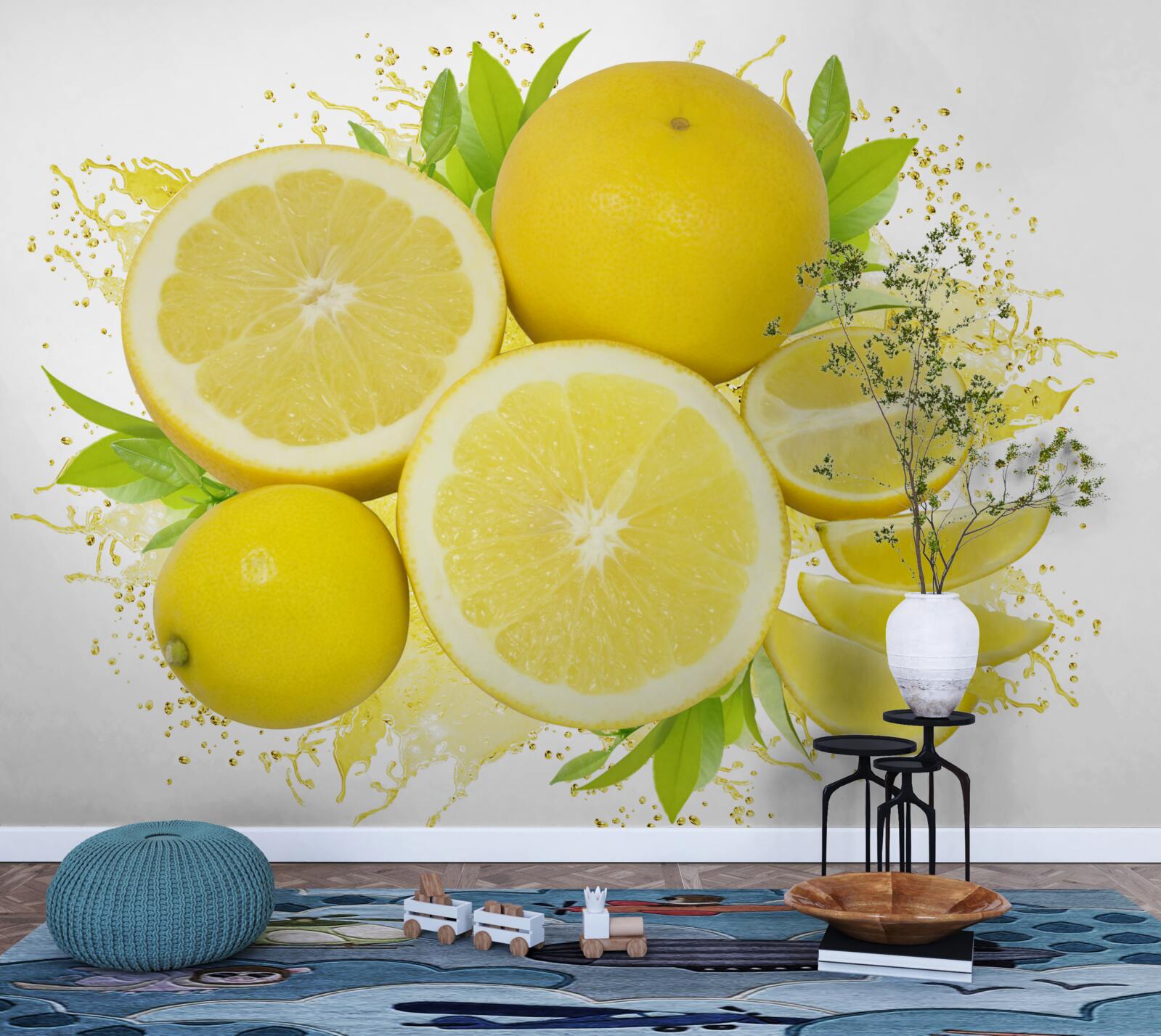 Fototapet lămâi aurii ușoare