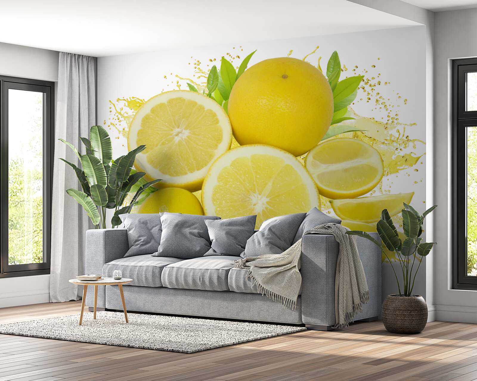 Fototapet lămâi aurii ușoare