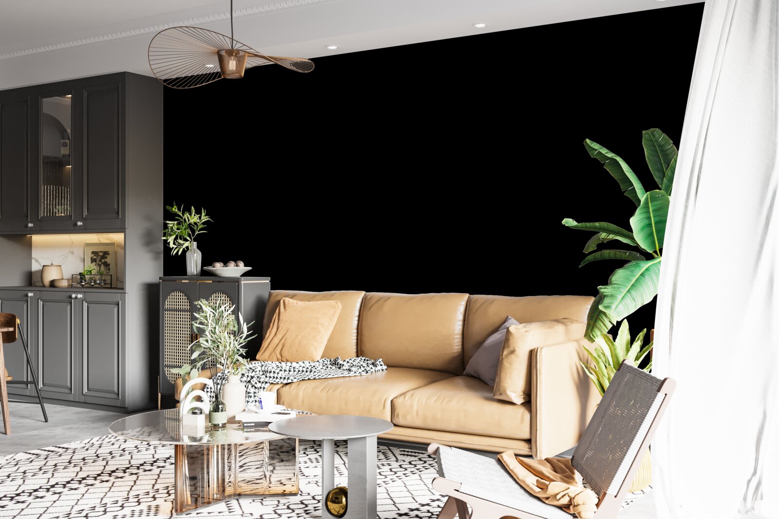 Fototapet fotbalul în lumina reflectoarelor