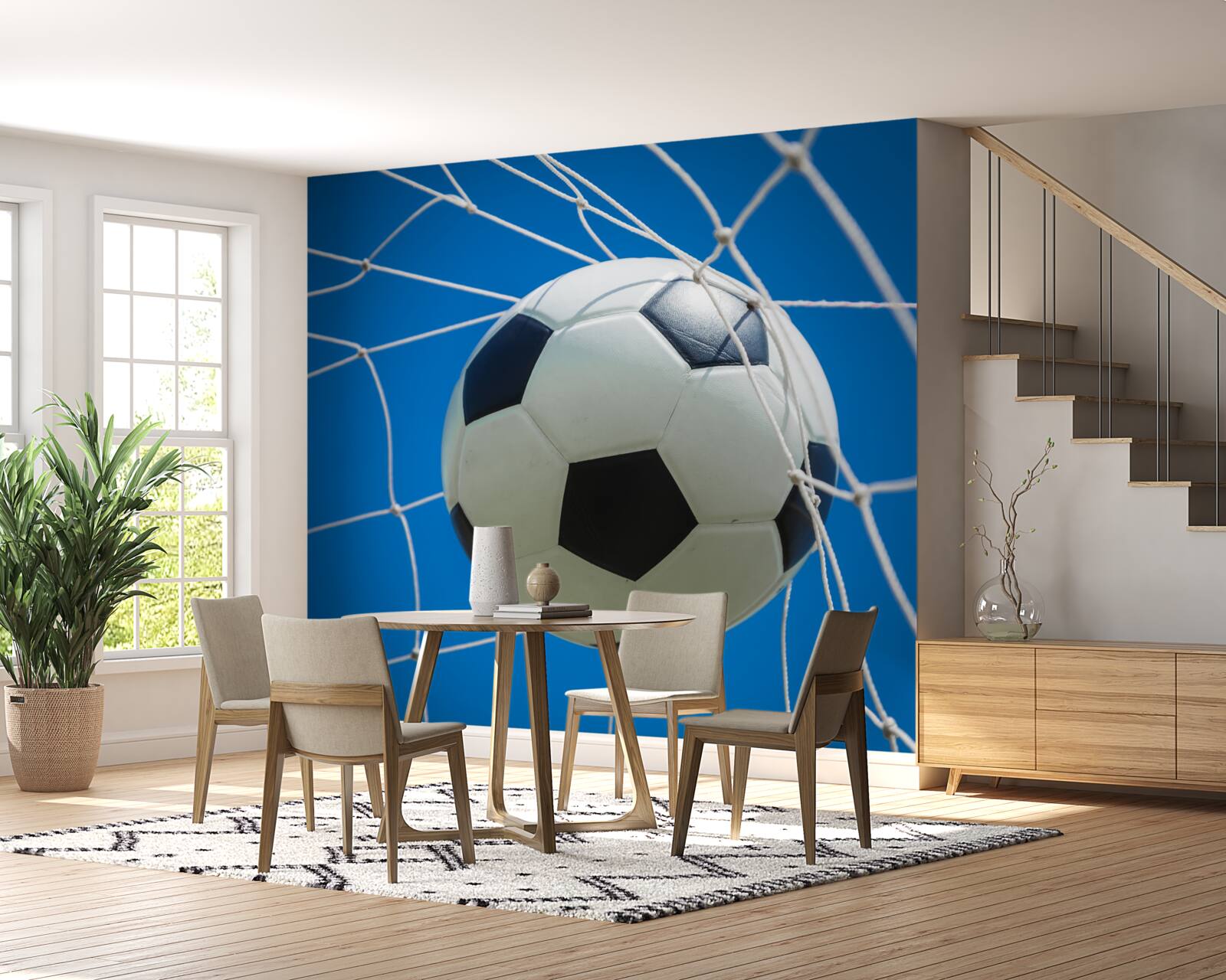 Fototapet minge în poartă