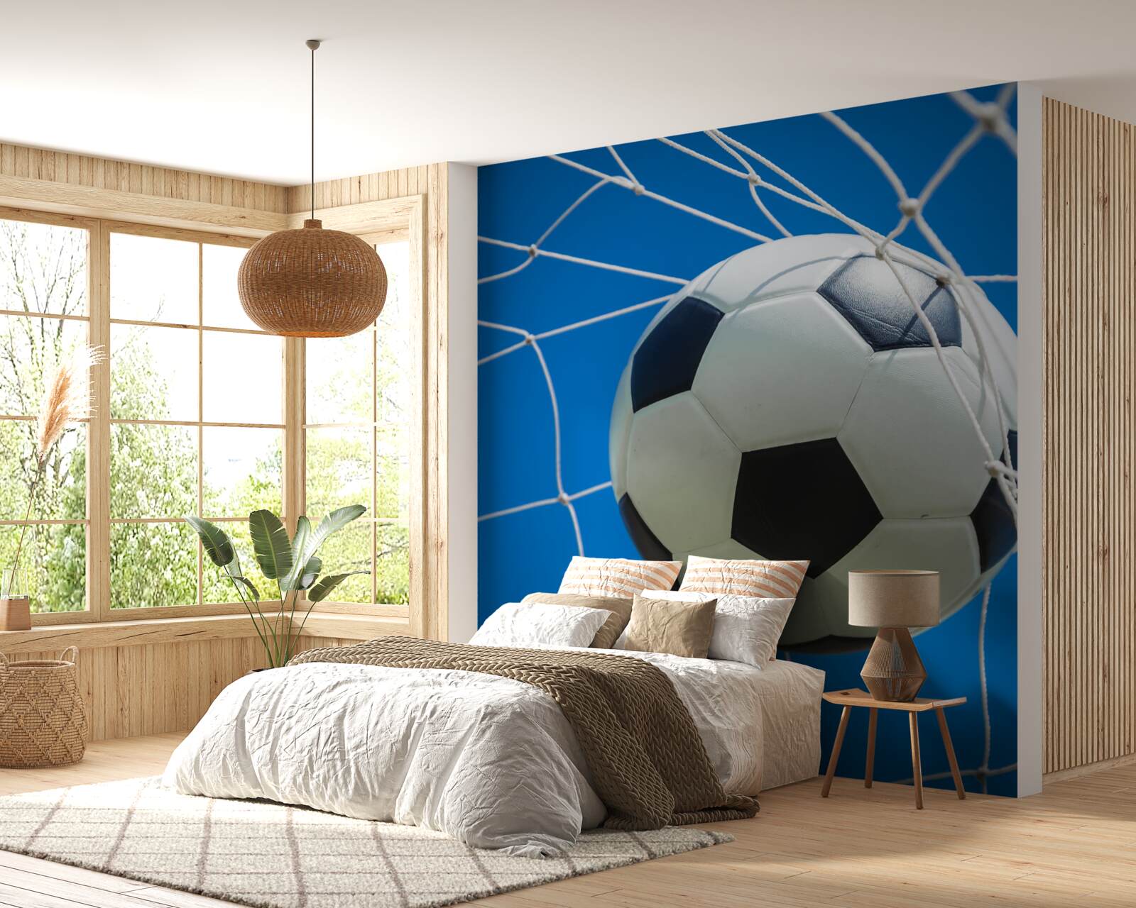 Fototapet minge în poartă