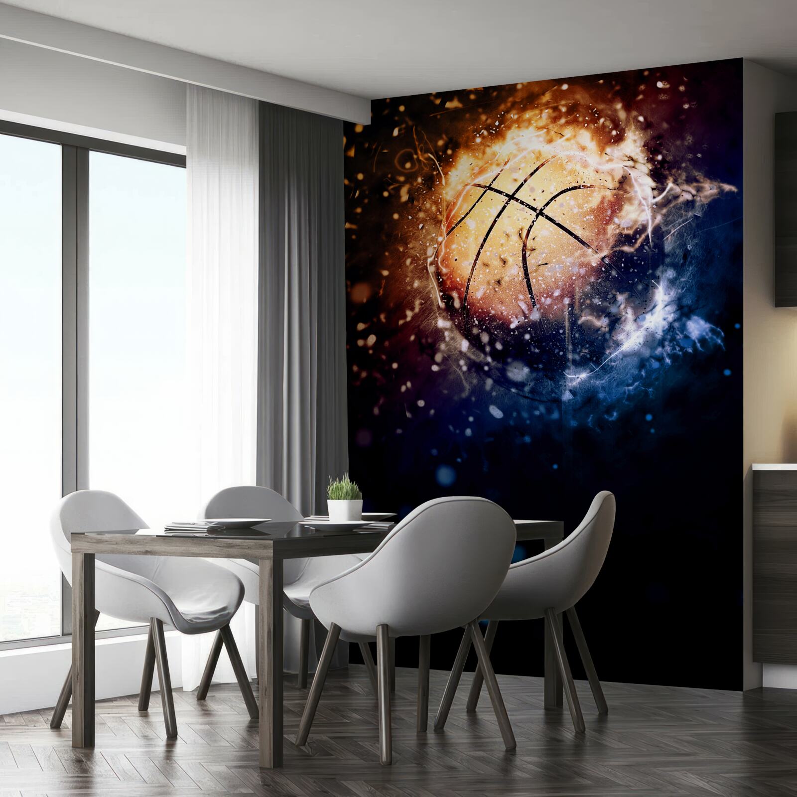 Fototapet baschet de ardere