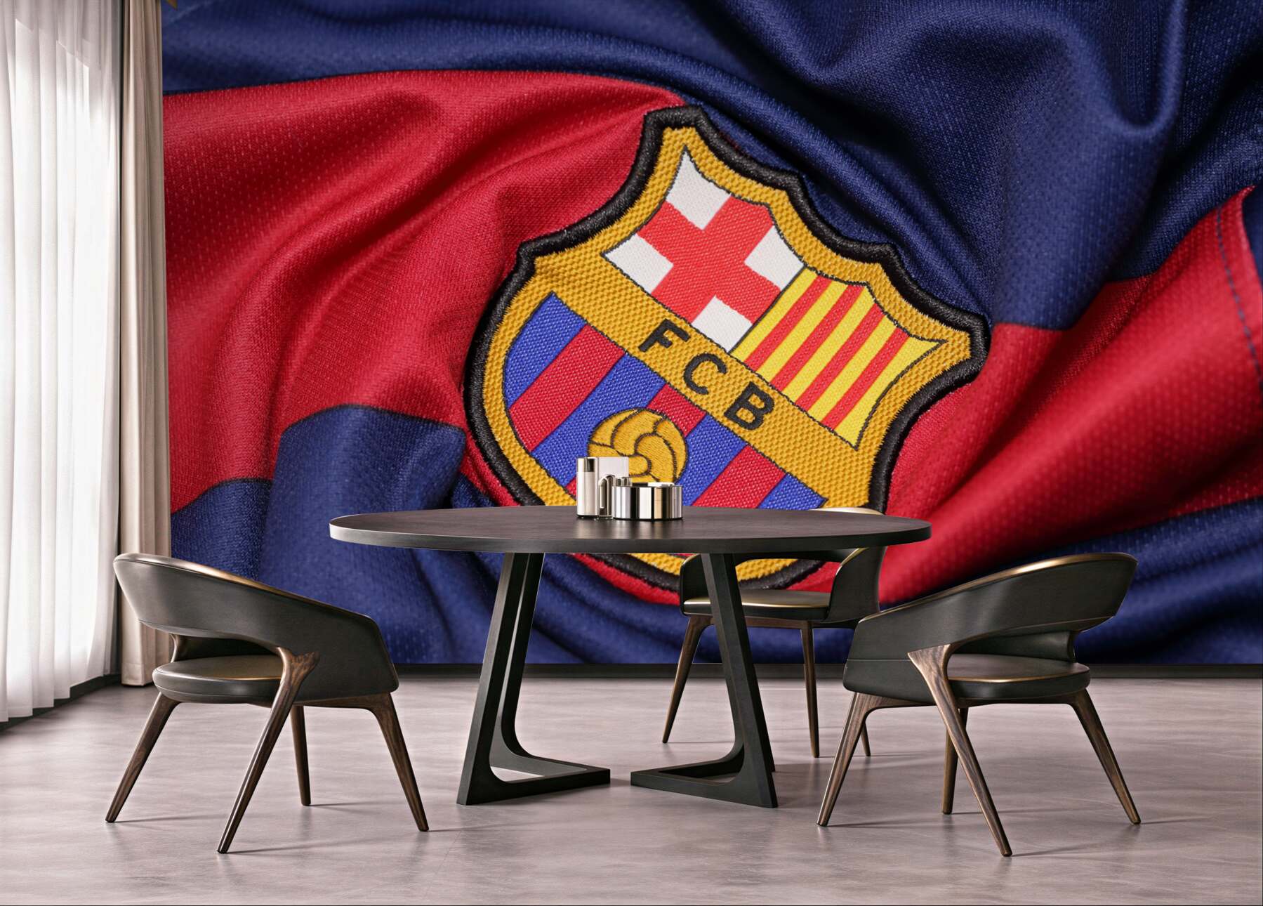 Fototapeta godło klubu piłkarskiego barcelony