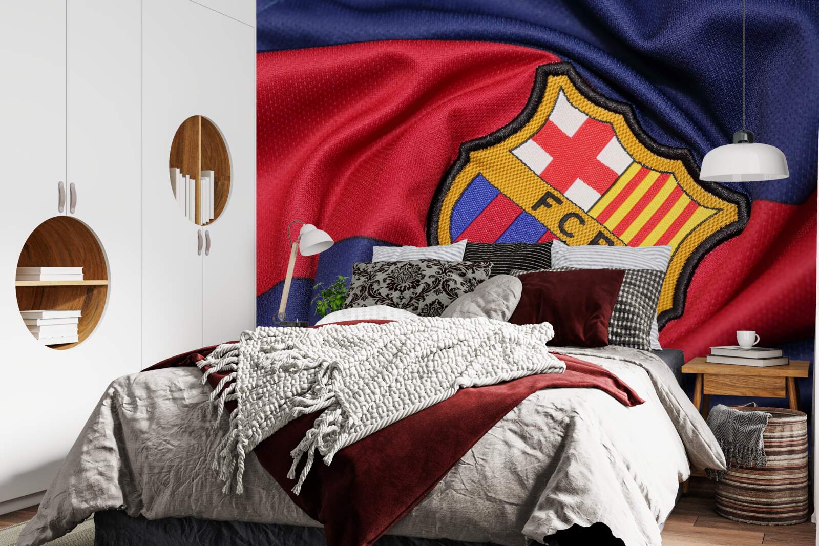 Fototapet emblema clubului de fotbal barcelona