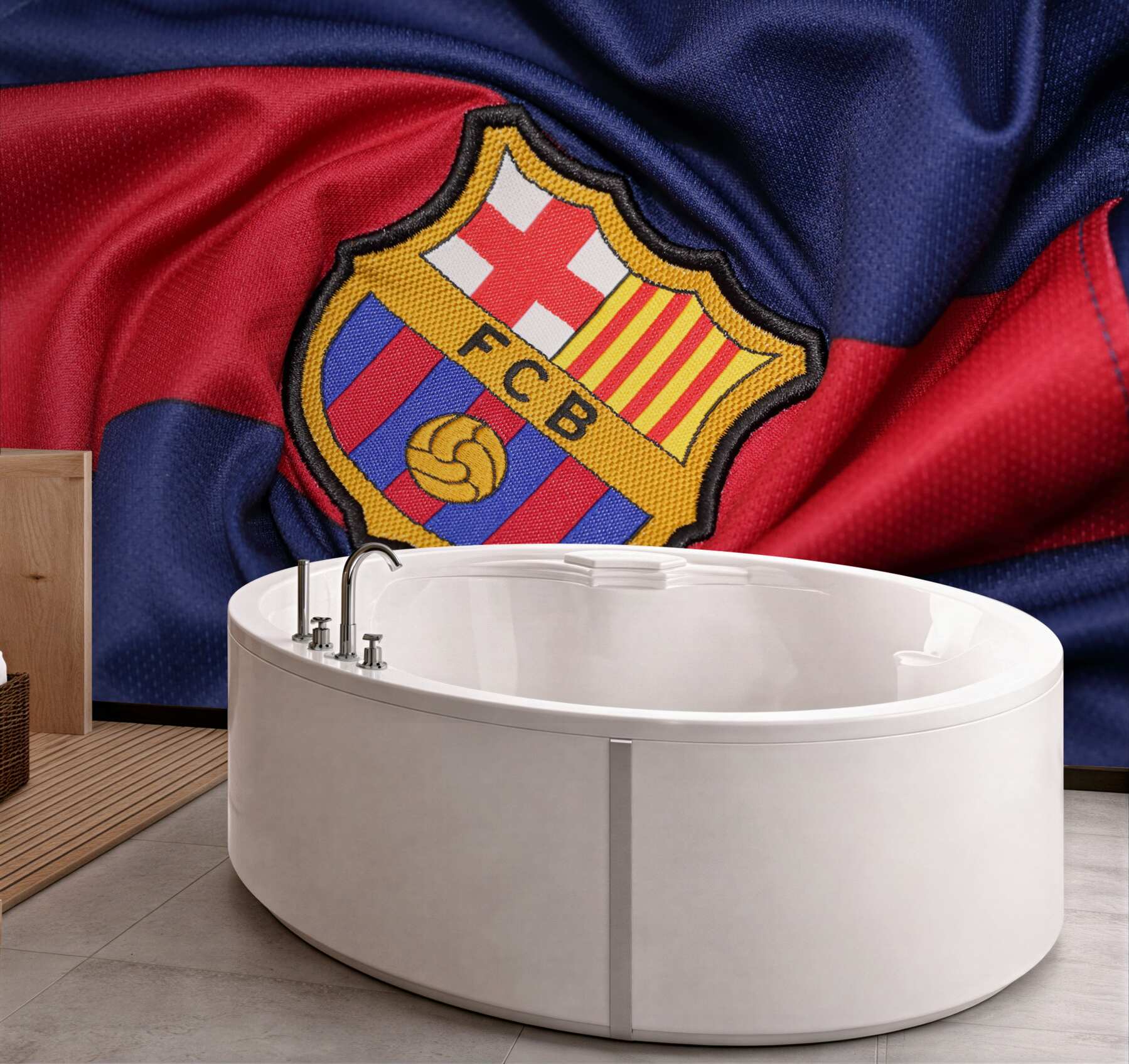 Fototapeta godło klubu piłkarskiego barcelony