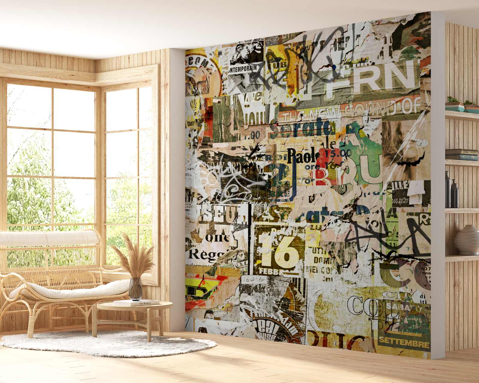 Fototapet informații și semne de circulație