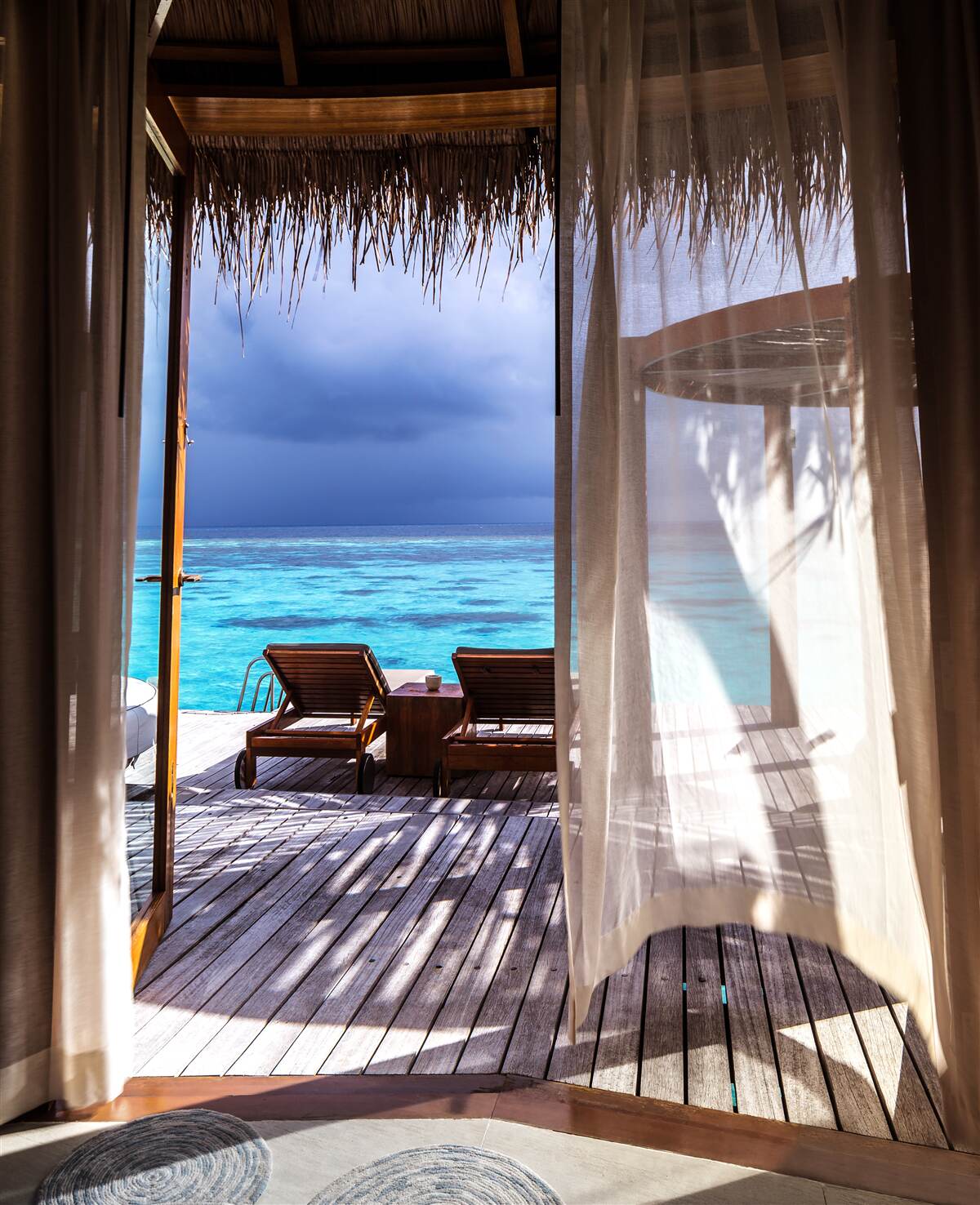 Fototapet balcon cu vedere la ocean