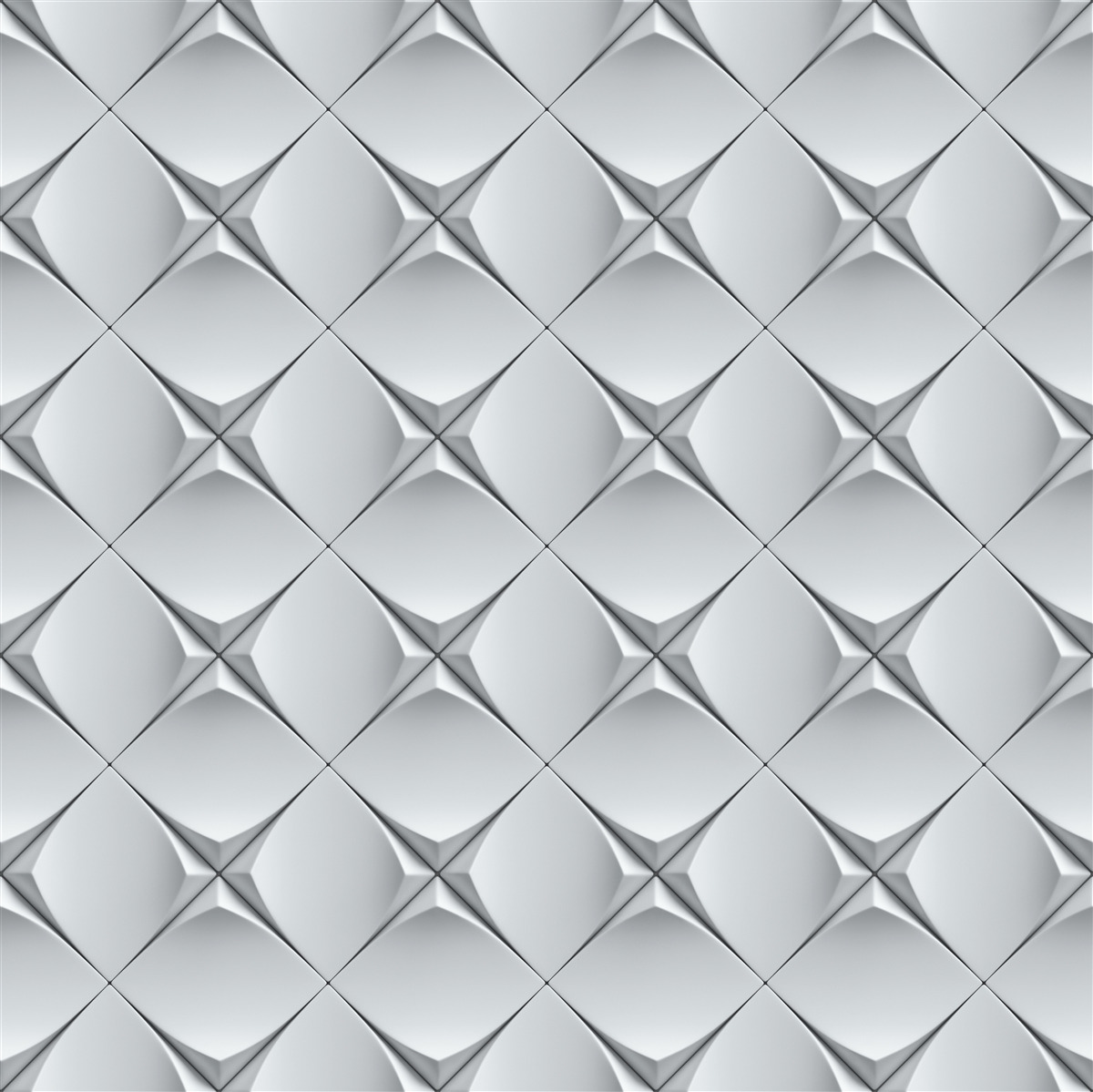 Fototapet fundal compus din figuri albe în abstracție