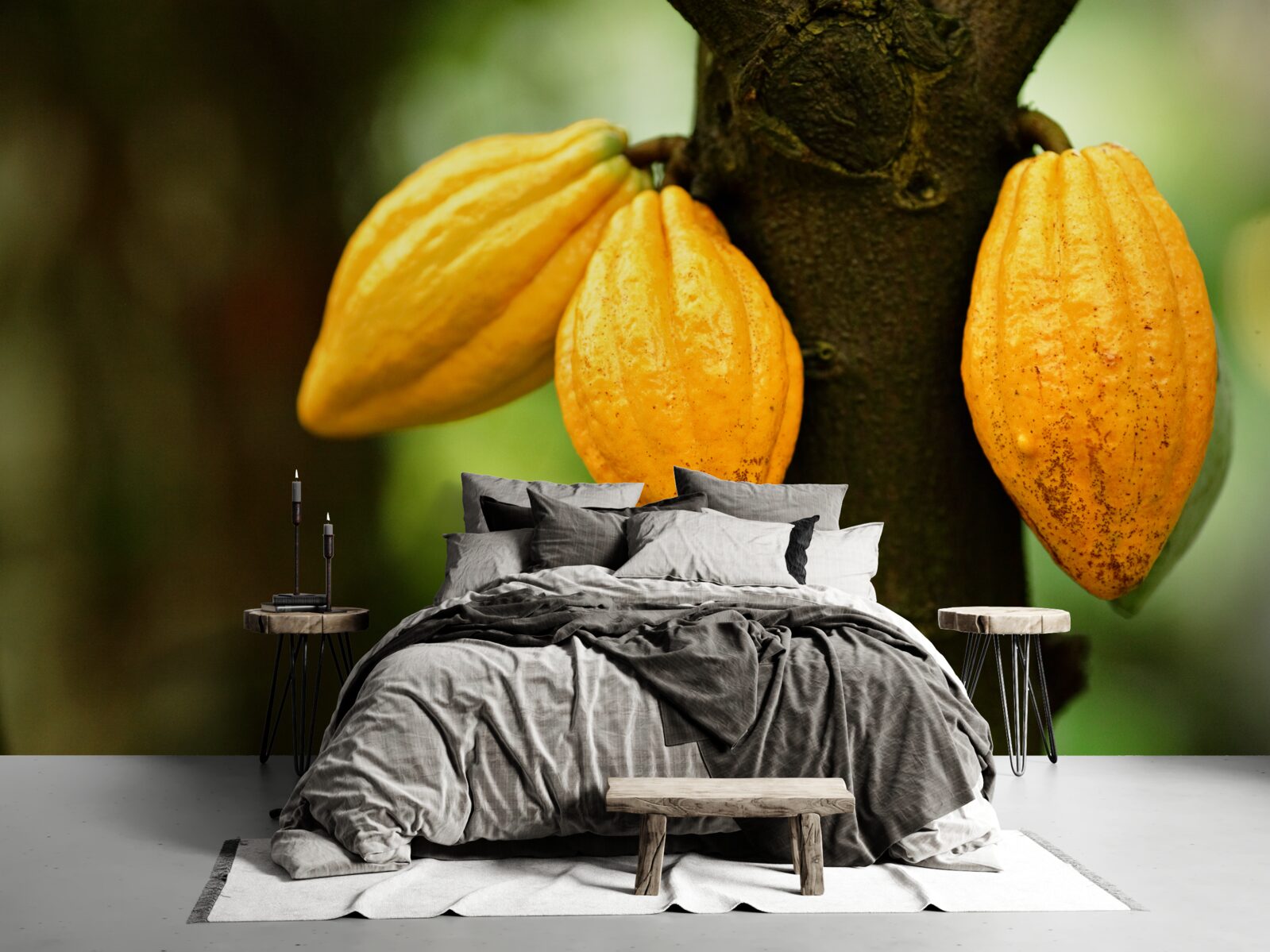 Fototapet boabe de cafea pe plantă