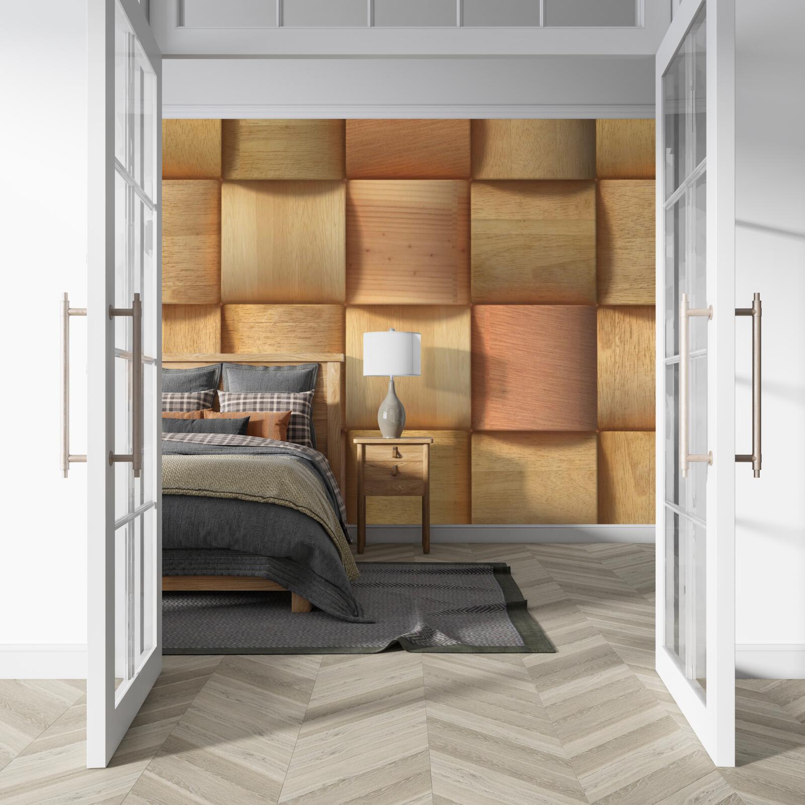 Fototapet dopuri de lemn abstracte