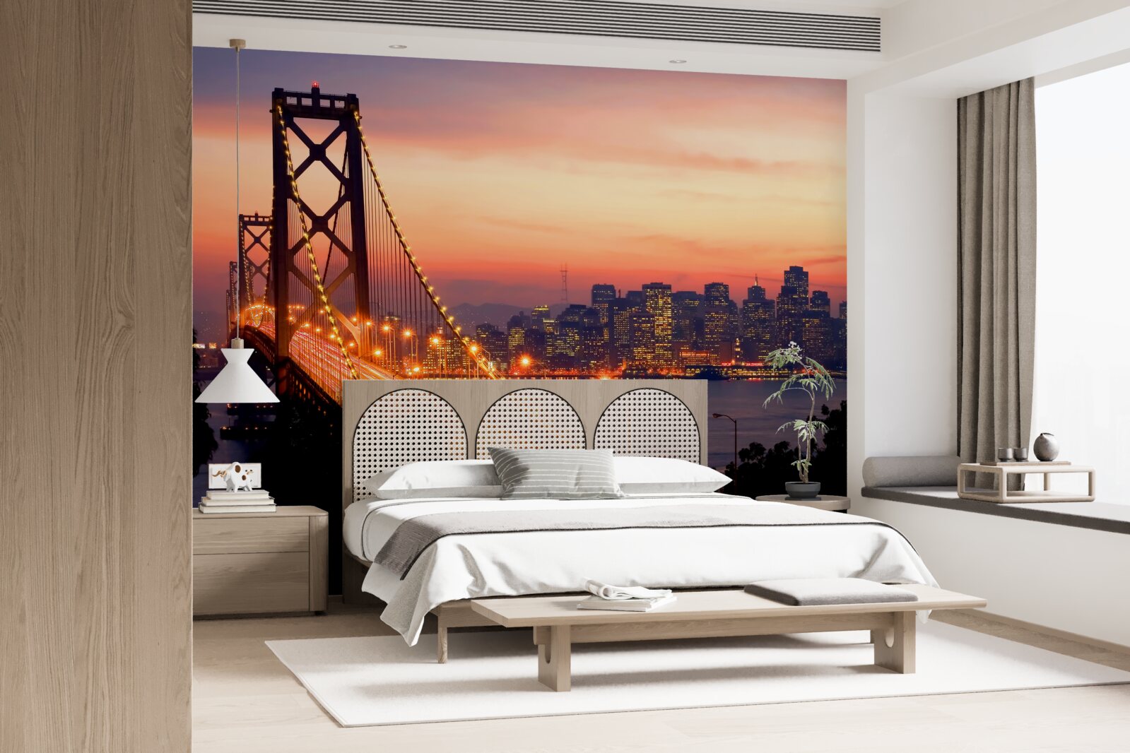 Fototapet san francisco este luminat