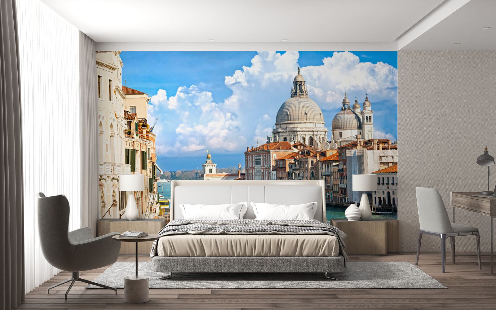 Fototapet vedere panoramică a orașului Veneția