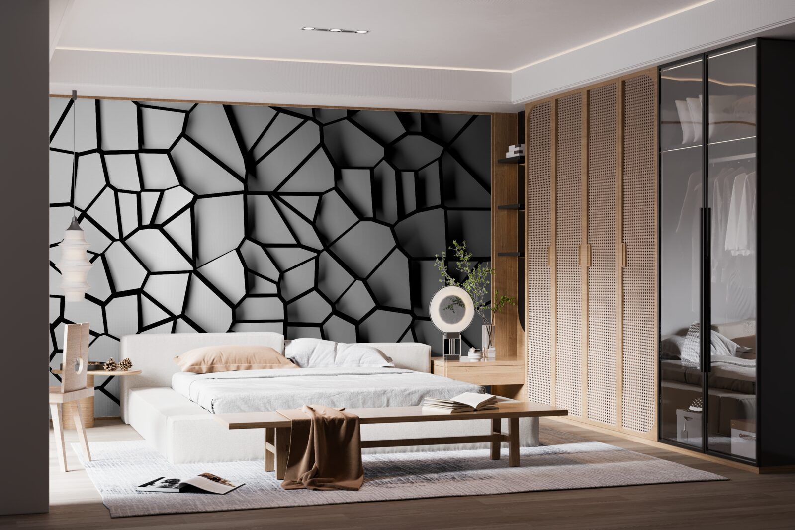 Fototapet sticlă deteriorată