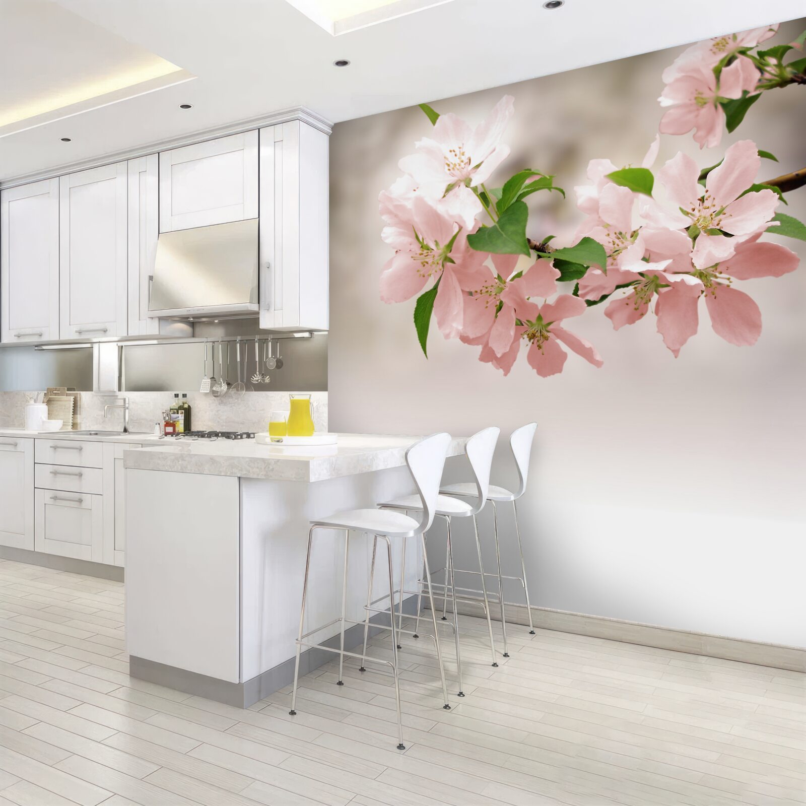 Fototapet flori roz sakura