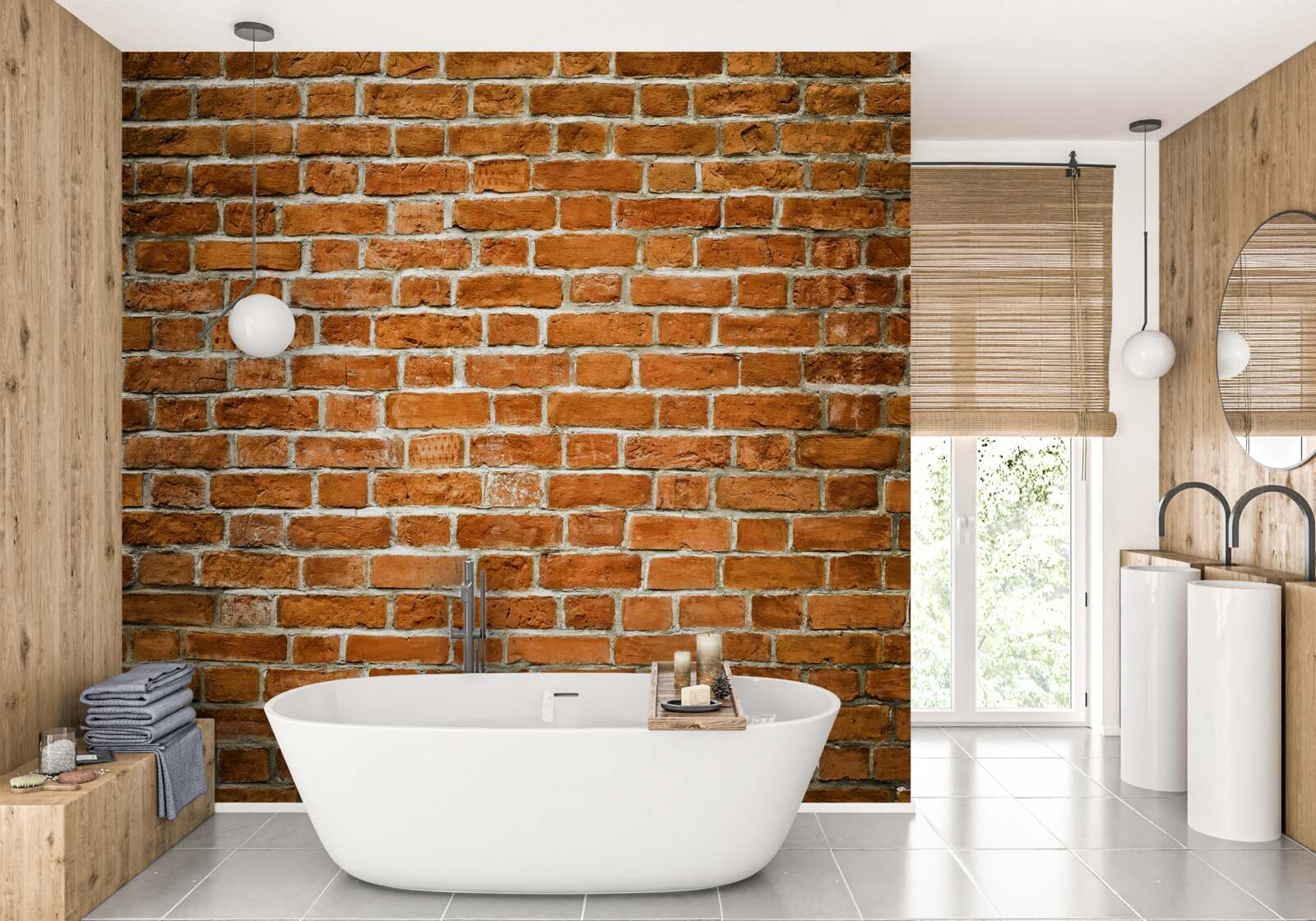 Fototapet zid vechi de cărămidă